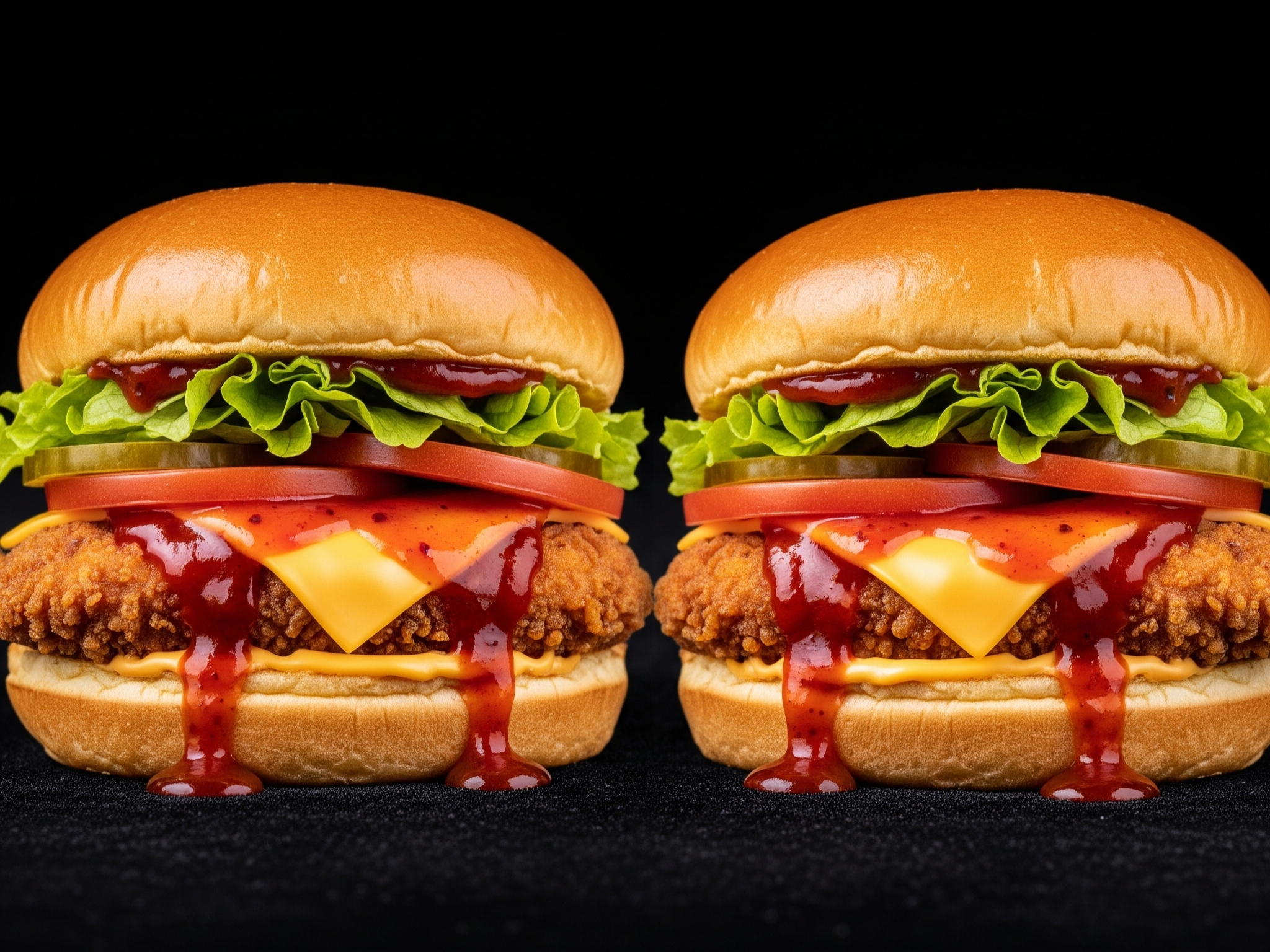 Spicy Chicken Patty Duo