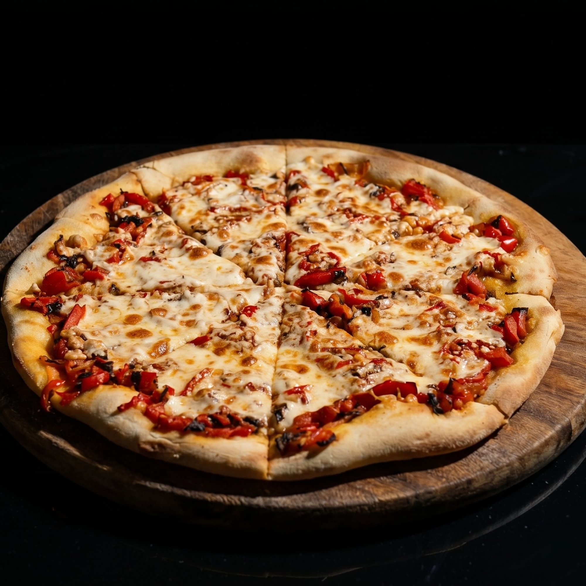 Moustache pitza