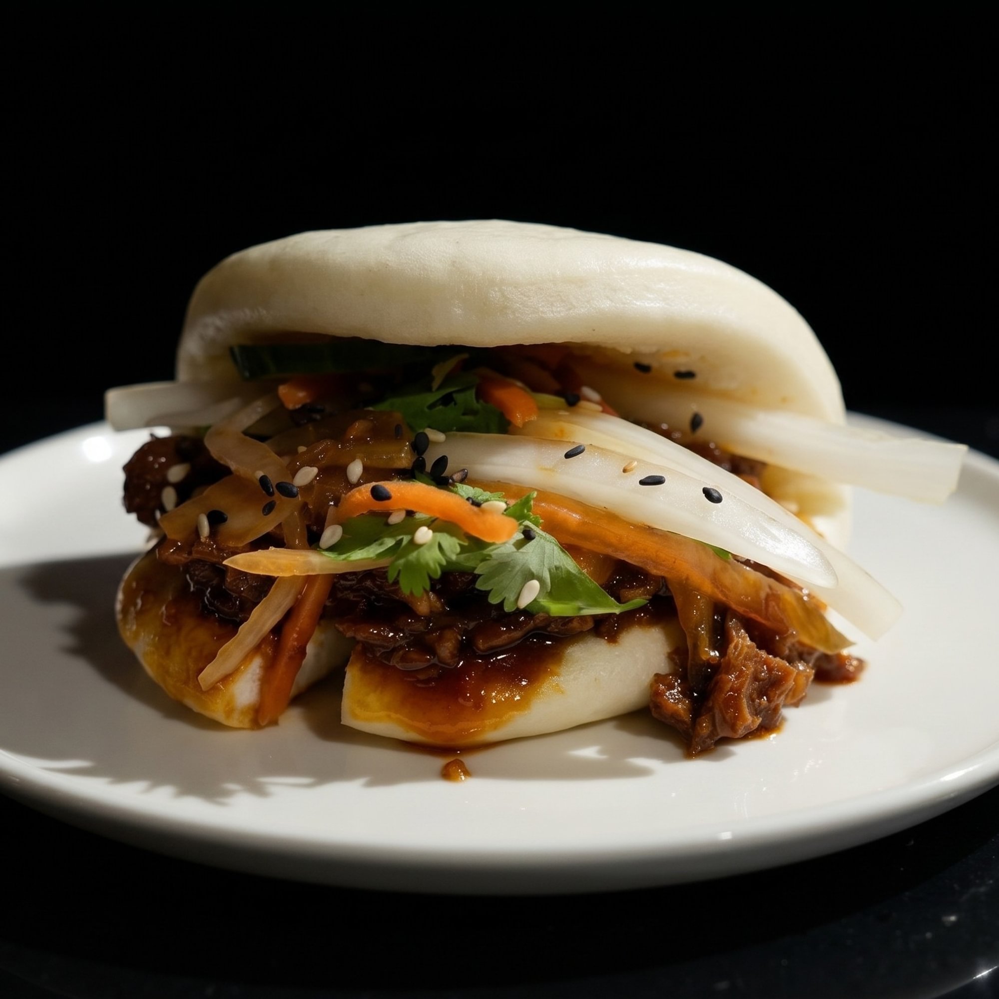 Lotus Bun (Bao Bun) with Beef Bulgogi