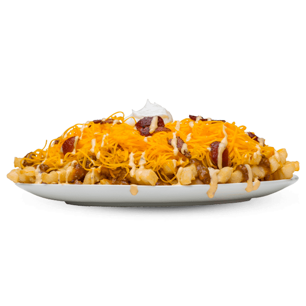 Loaded Bacon Chili Cheese Fries