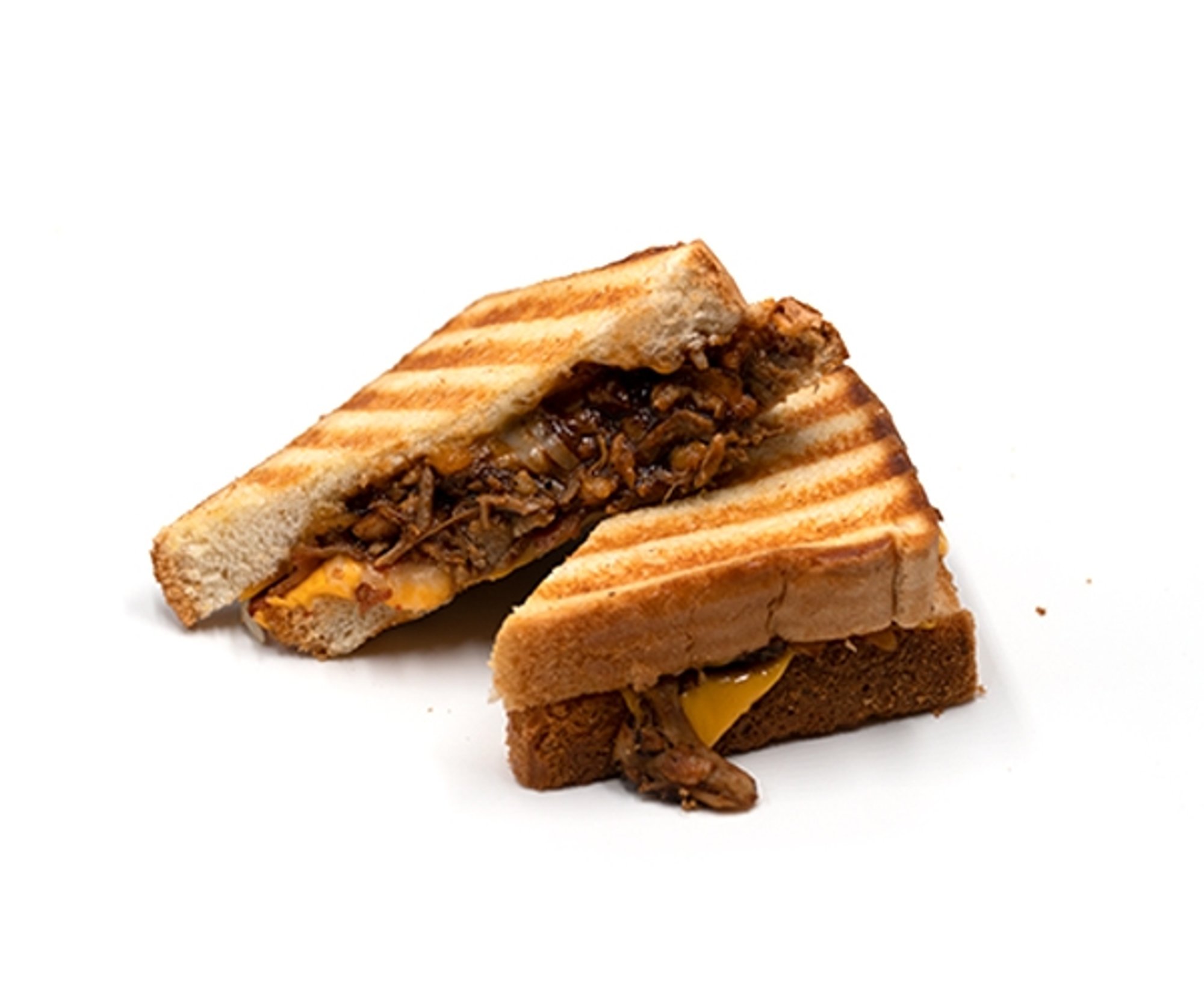 Pulled Pork Bacon 5-Cheese Grilled Cheese