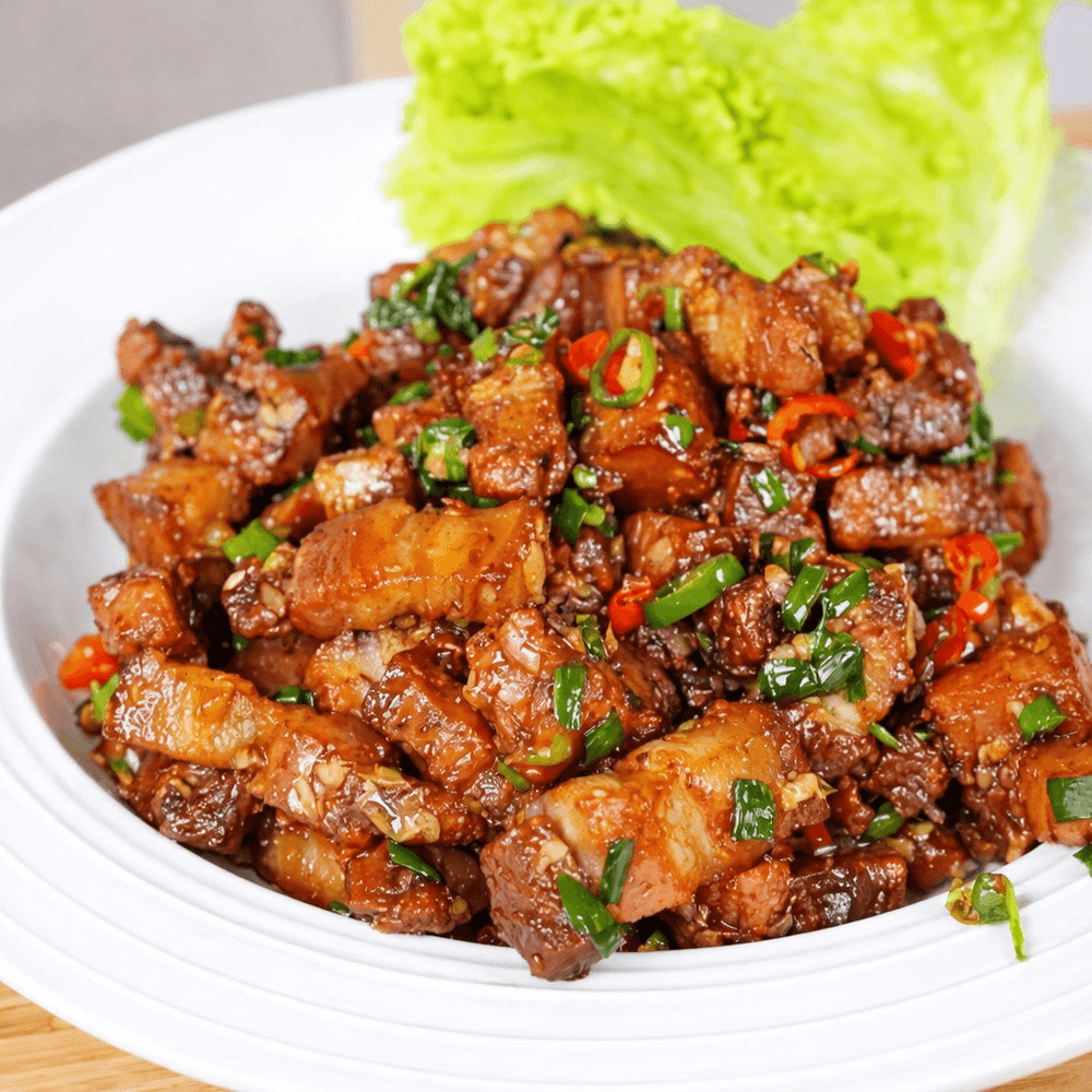 Spicy Pork Belly with Rice