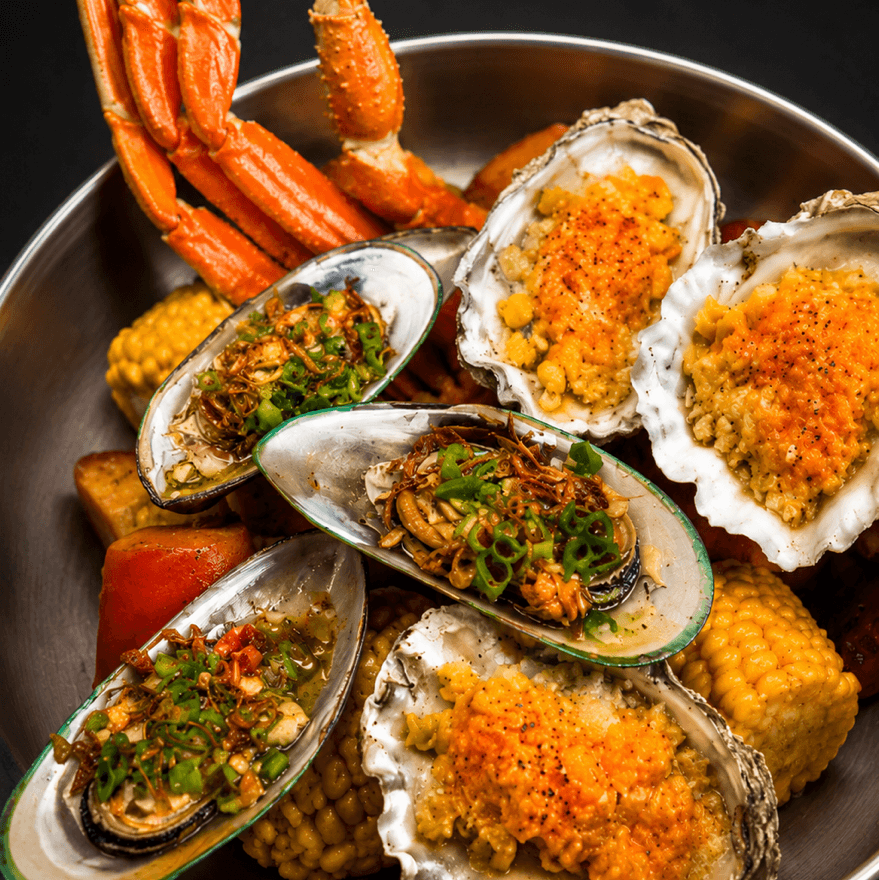 Flaming Seafood Platter