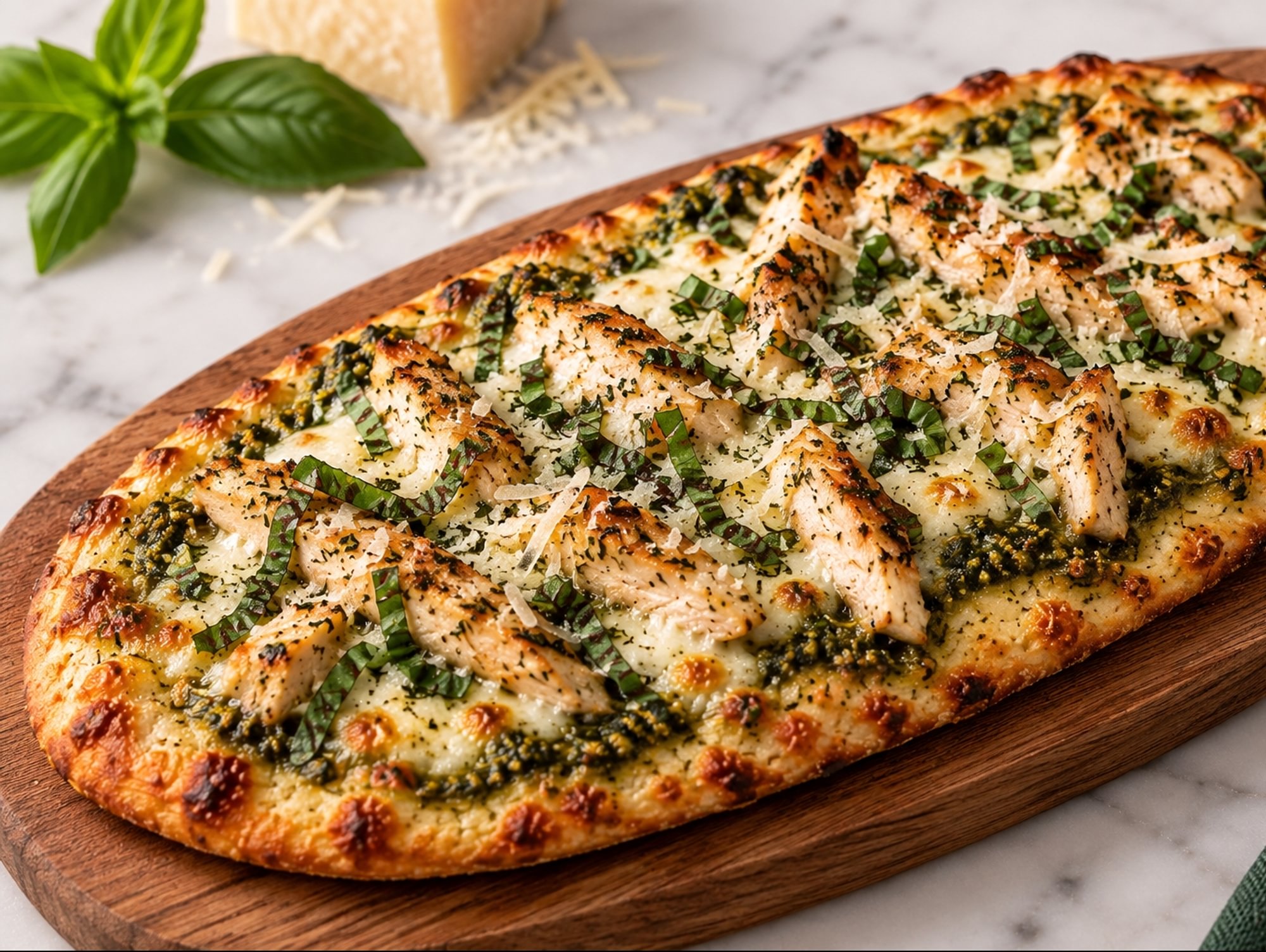 PESTO CHICKEN FLATBREAD