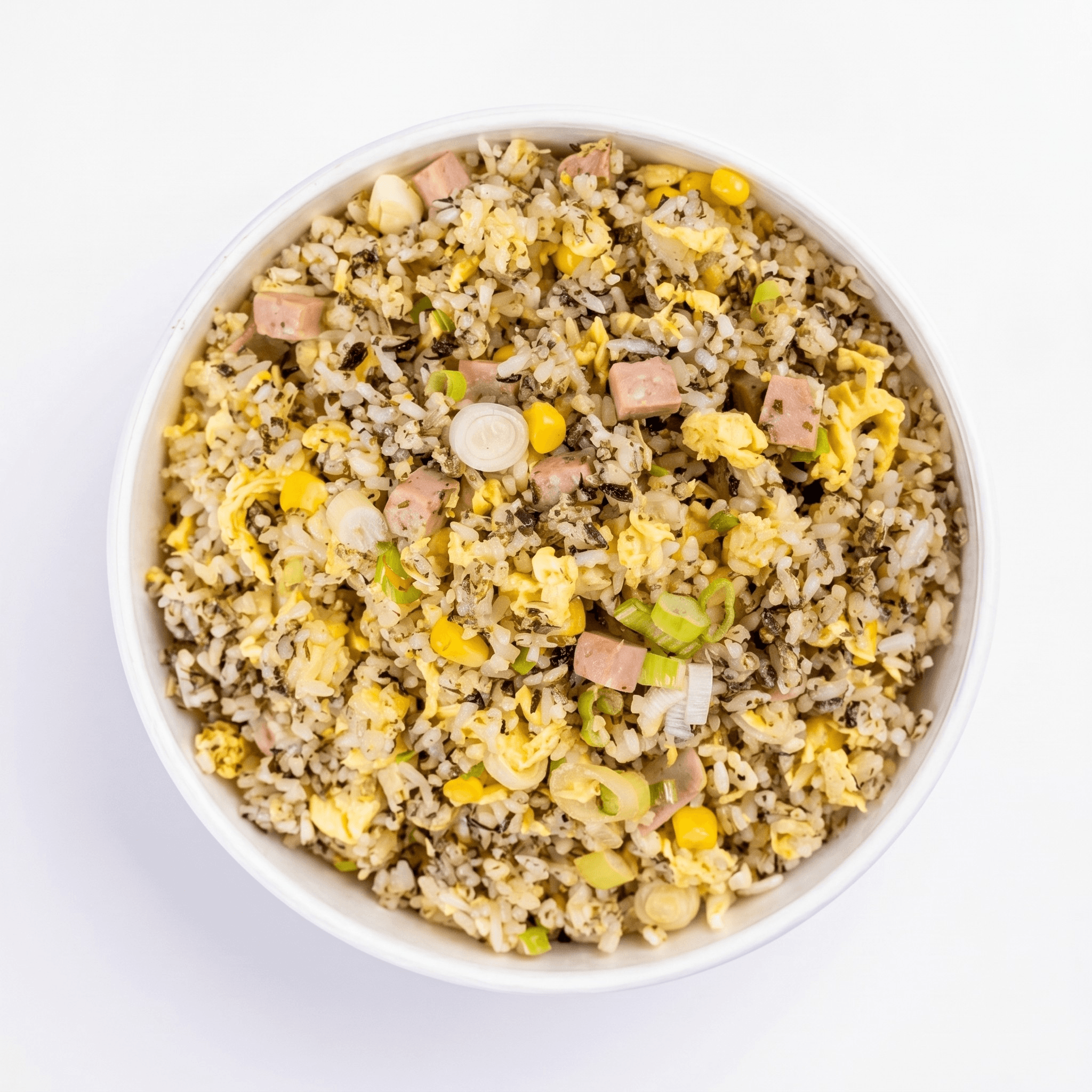 Seaweed Spam & Egg Fried Rice