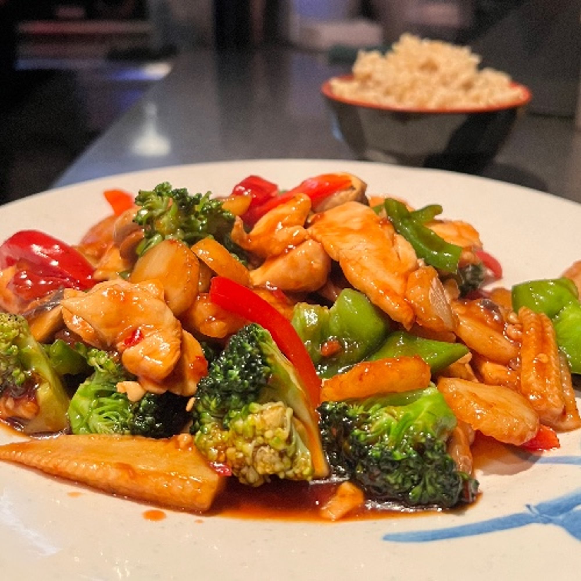 (L) Stir-fried Garlic Style
