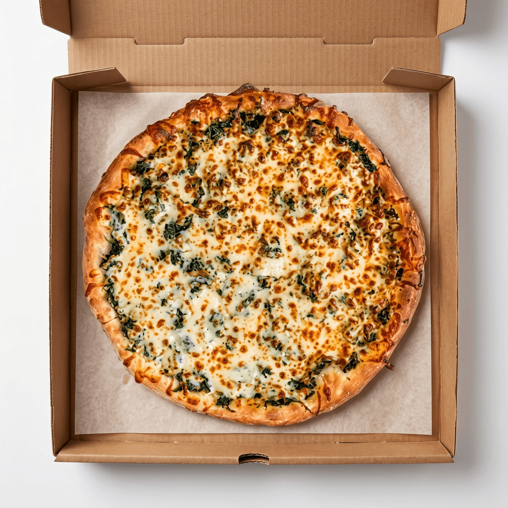 Famous White Spinach Pizza