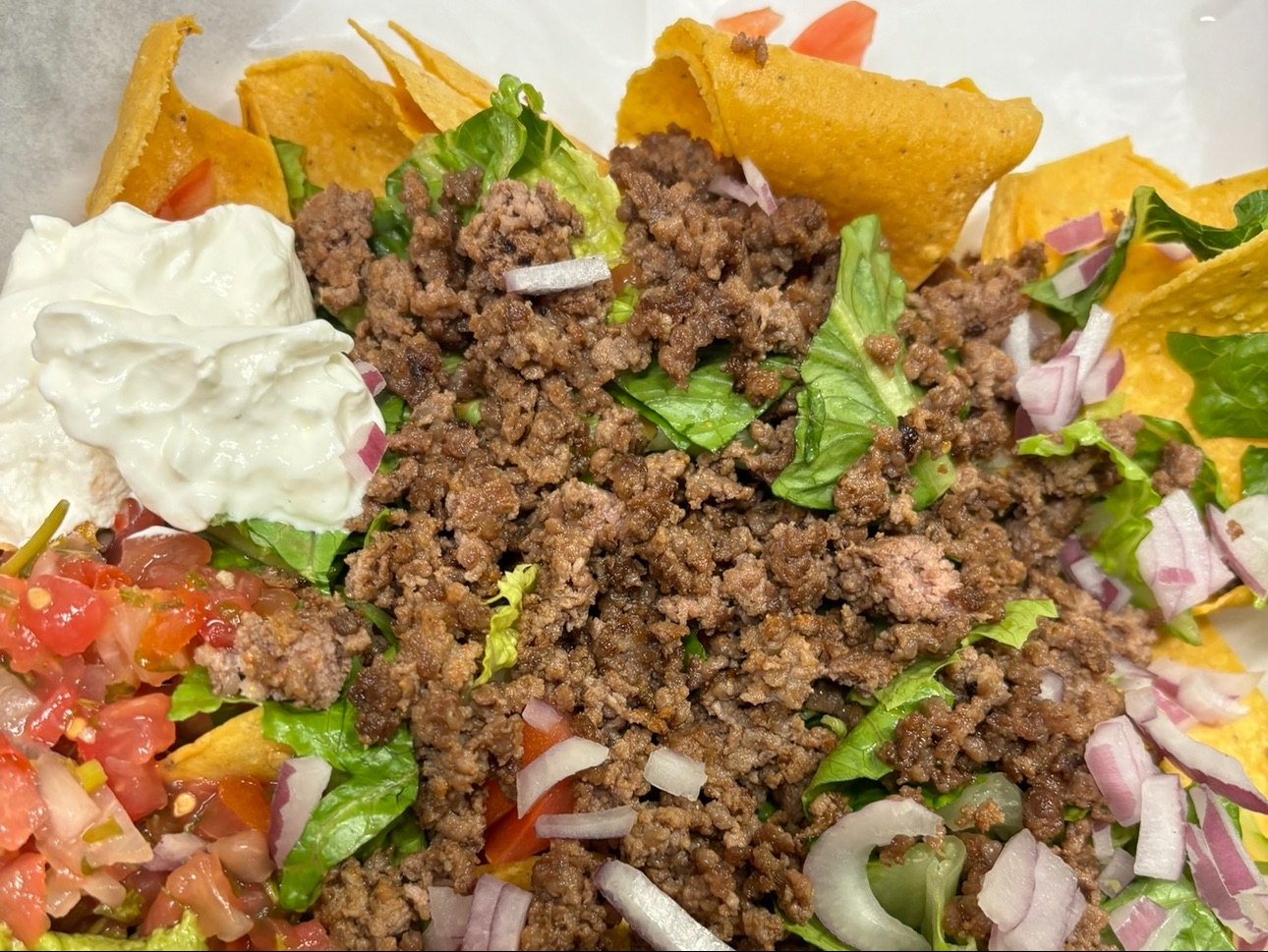 Loaded Supreme Nachos (Beef)