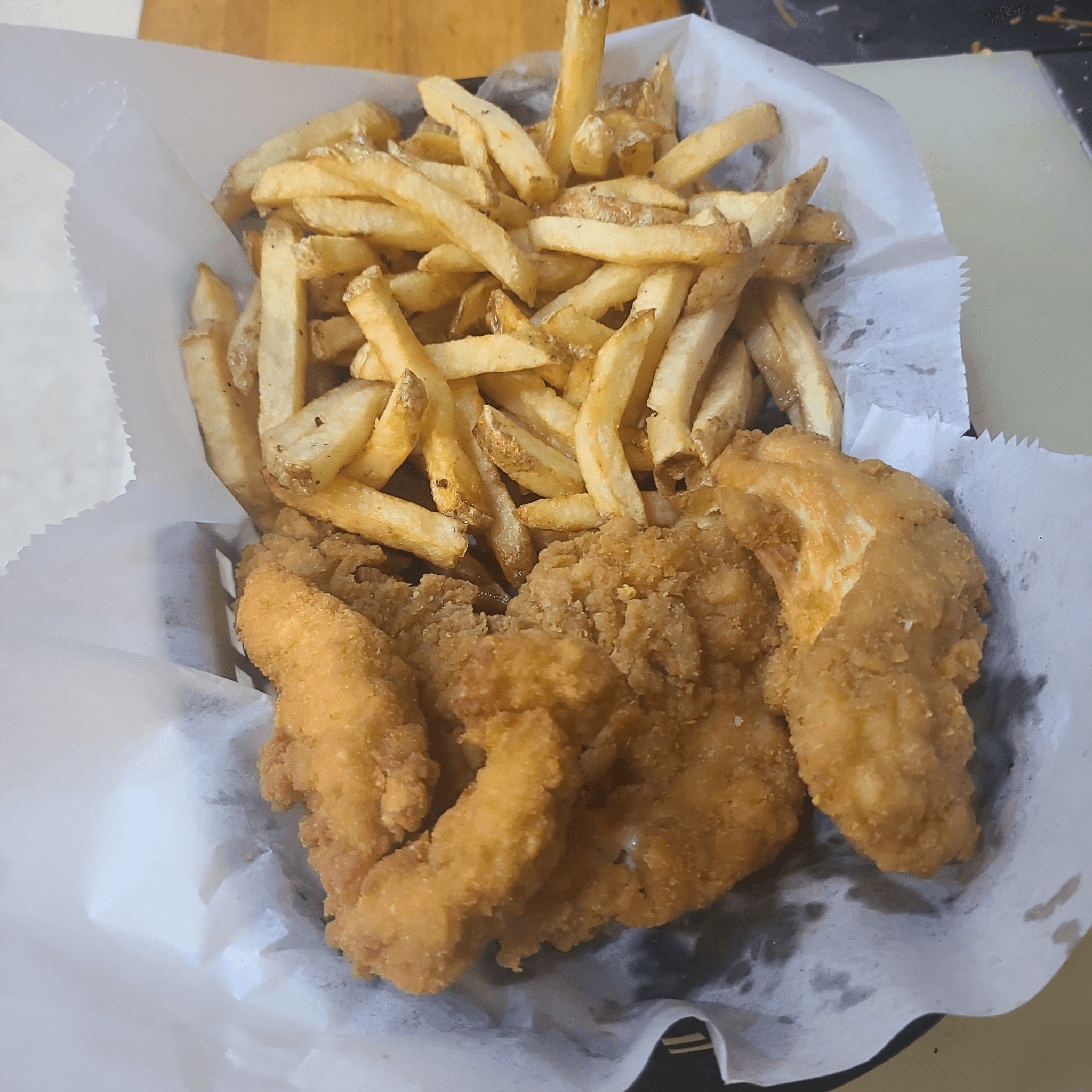 Kids Chicken Fingers and Fries