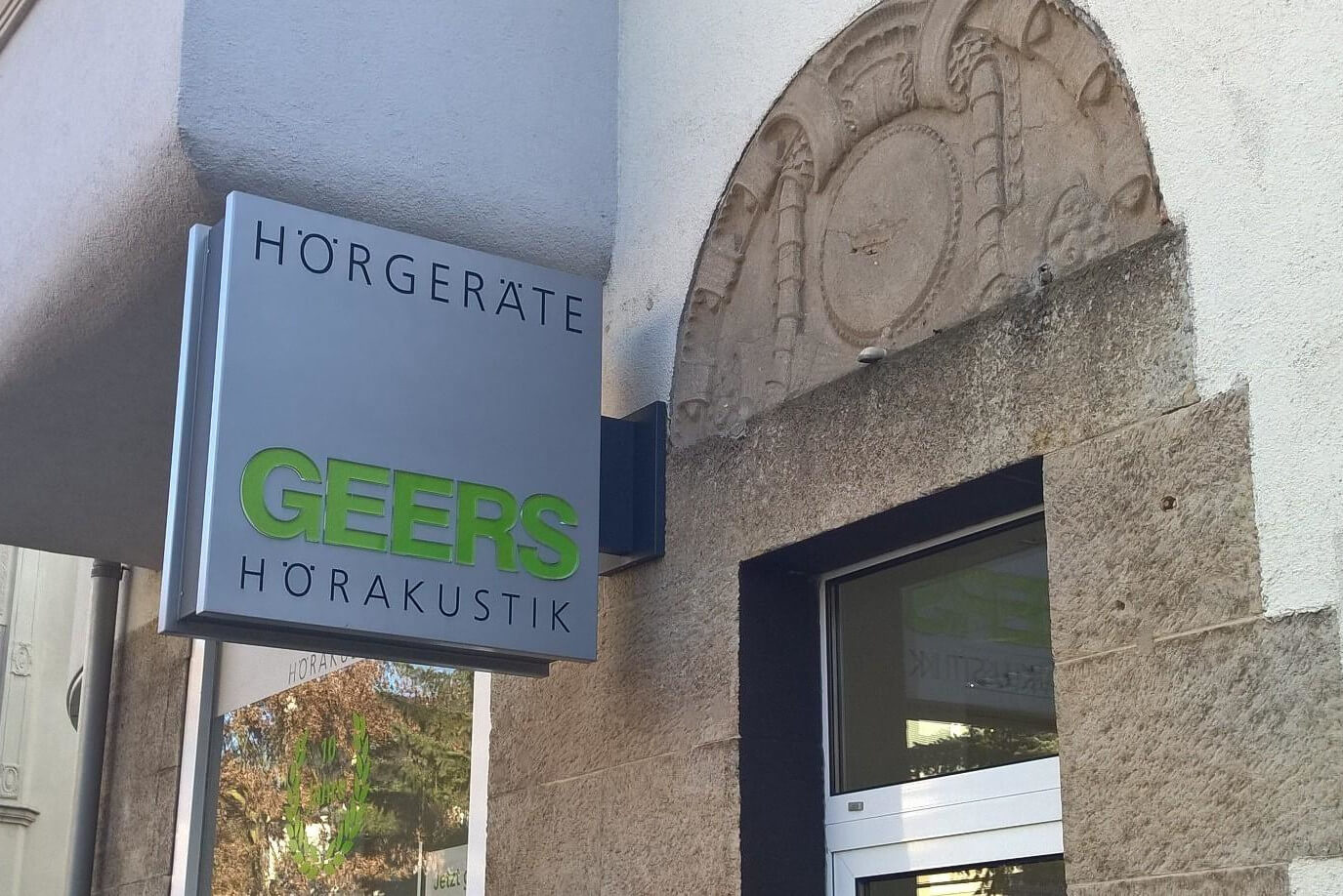 Außenaufnahme vom GEERS Fachgeschäft