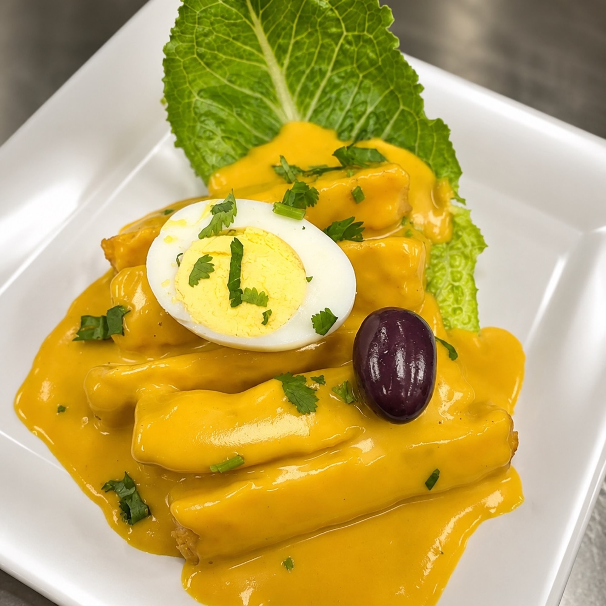 Yuca a la Huancaina