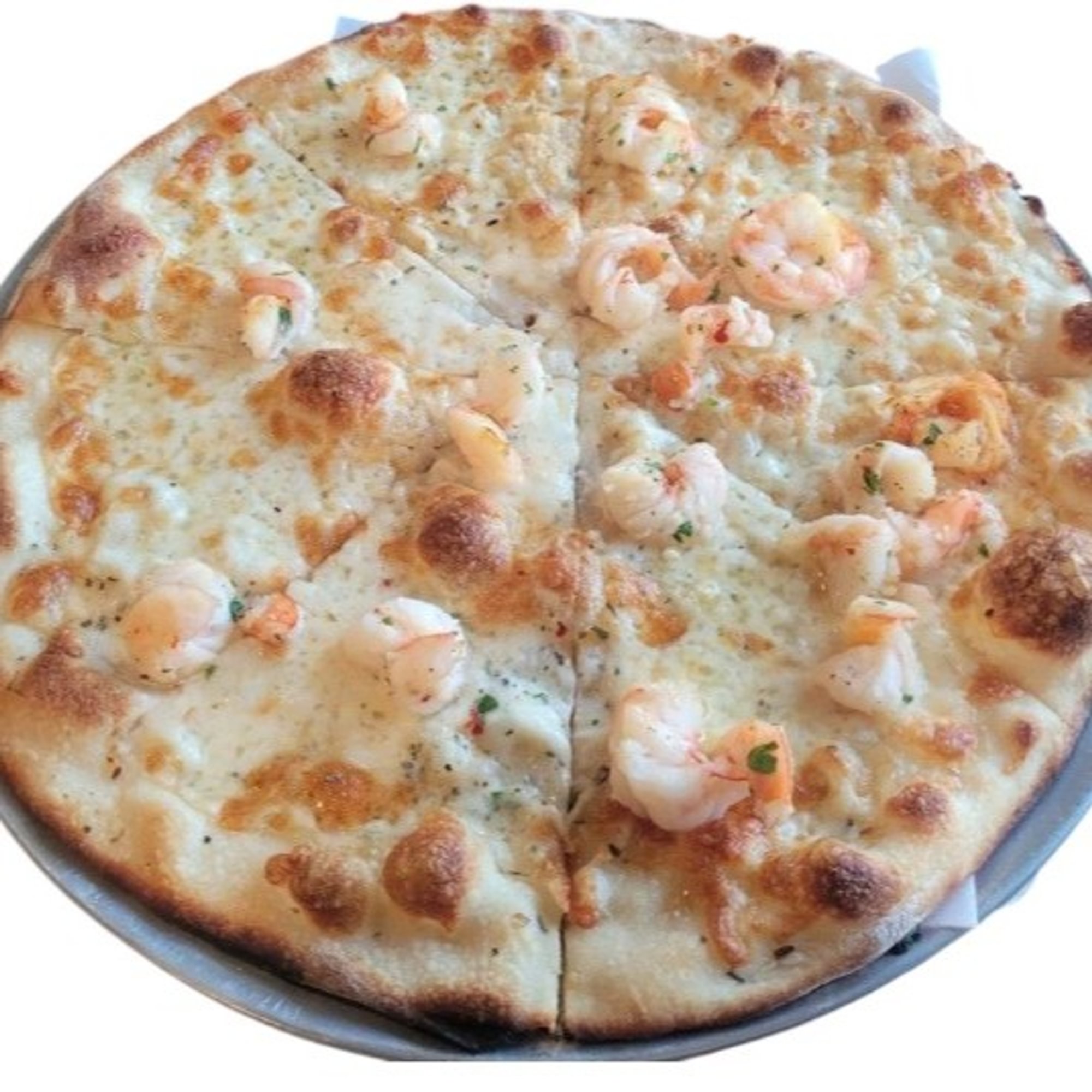 White Shrimp Pizza (Small)