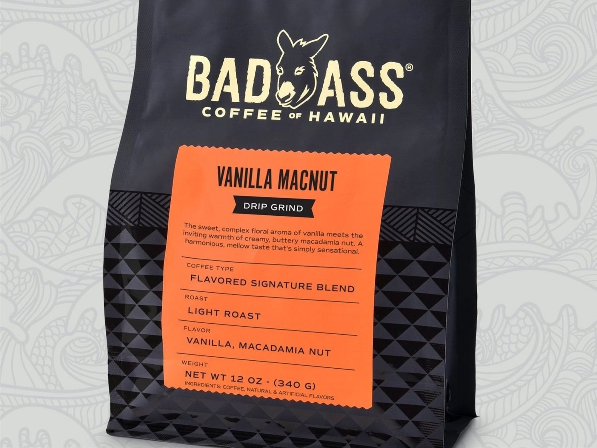 Vanilla Macnut Flavored Coffee | 12oz Bag Drip Grind