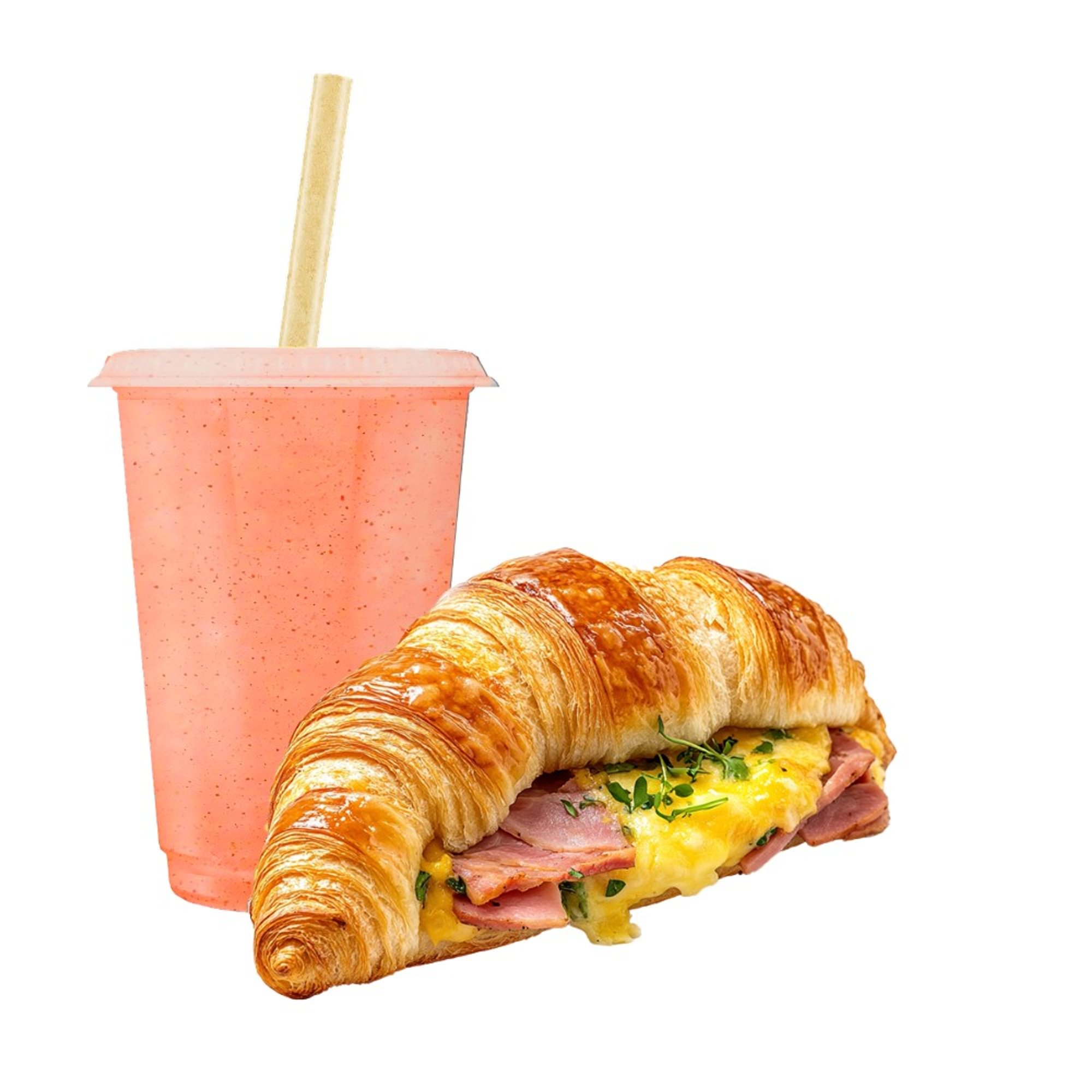 Fruit Smoothie & Croissant - Breakfast Deal