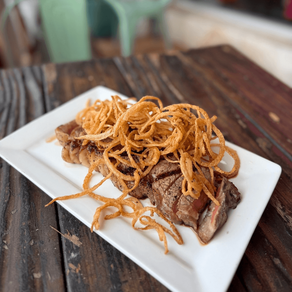 Seared Aloha Strip Steak