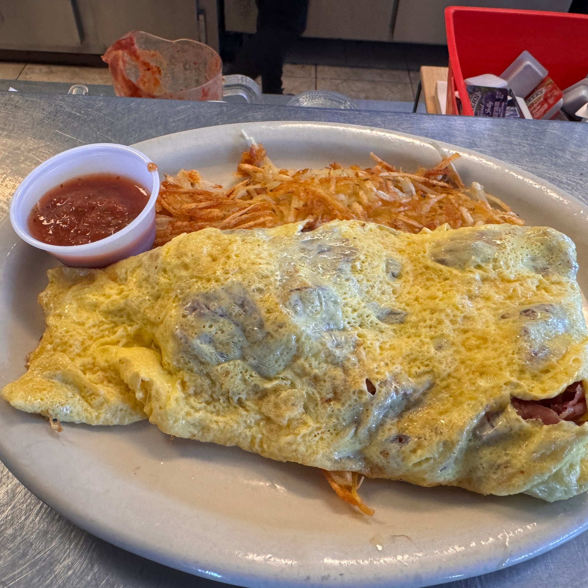 Pastrami Omelette
