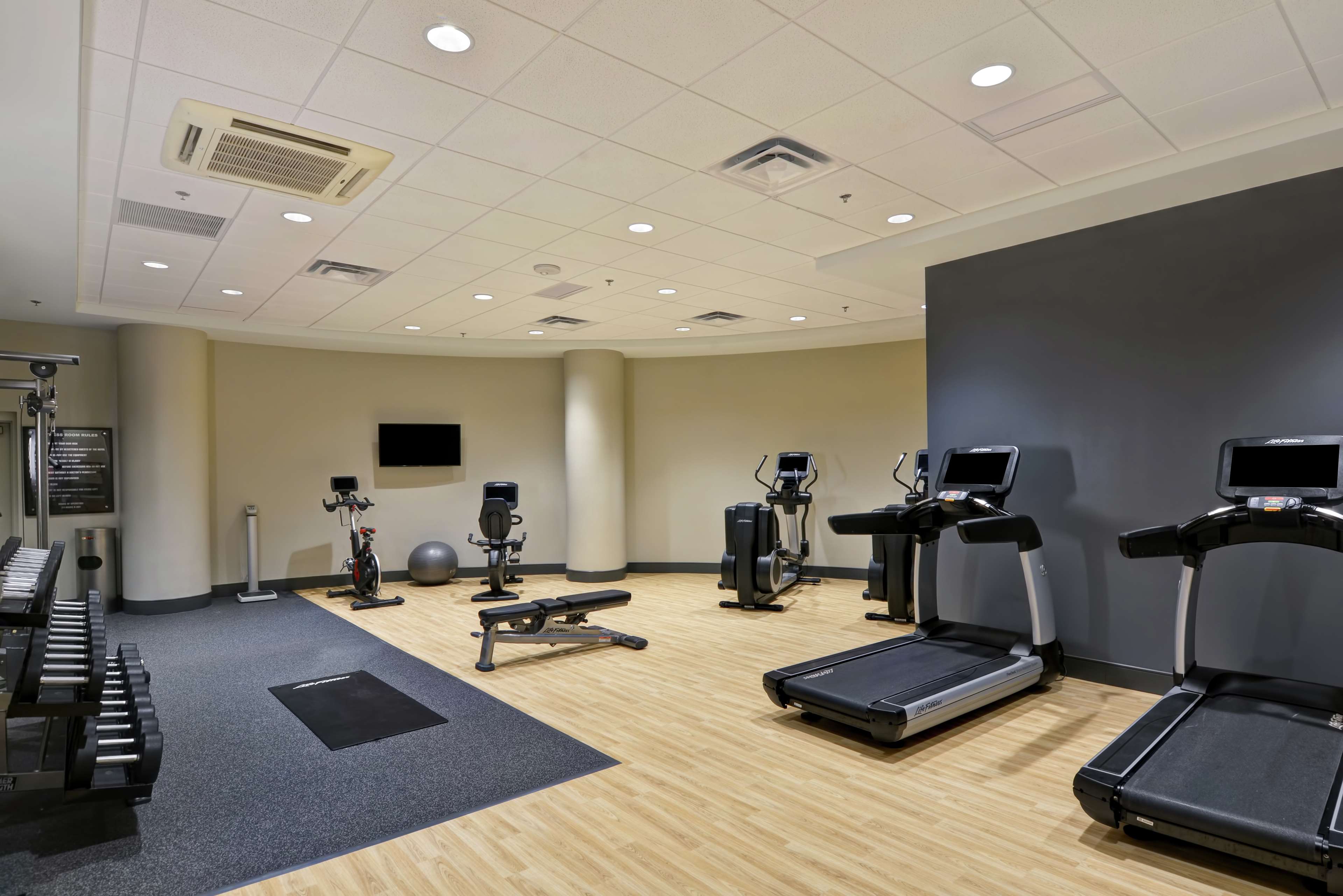 Health club  fitness center  gym