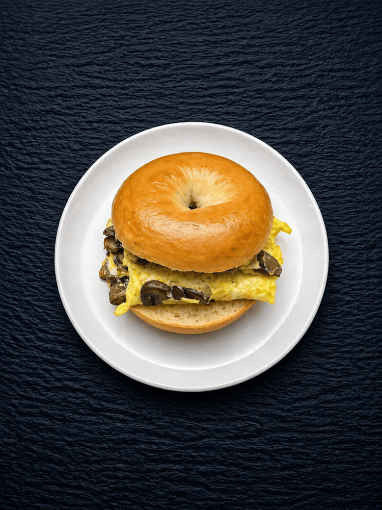 E5 Mushroom Omelet Sandwich