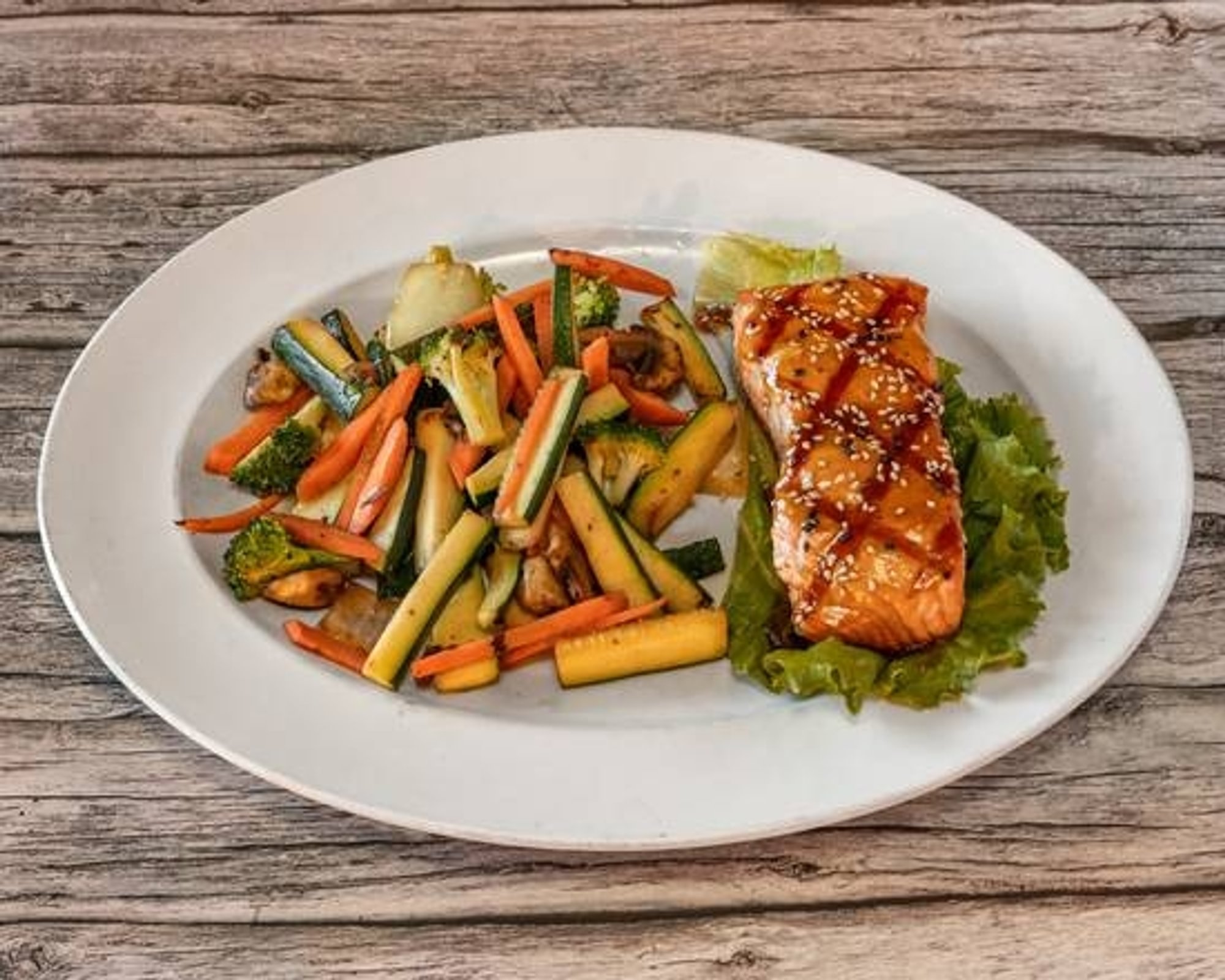 Grilled Salmon Teriyaki