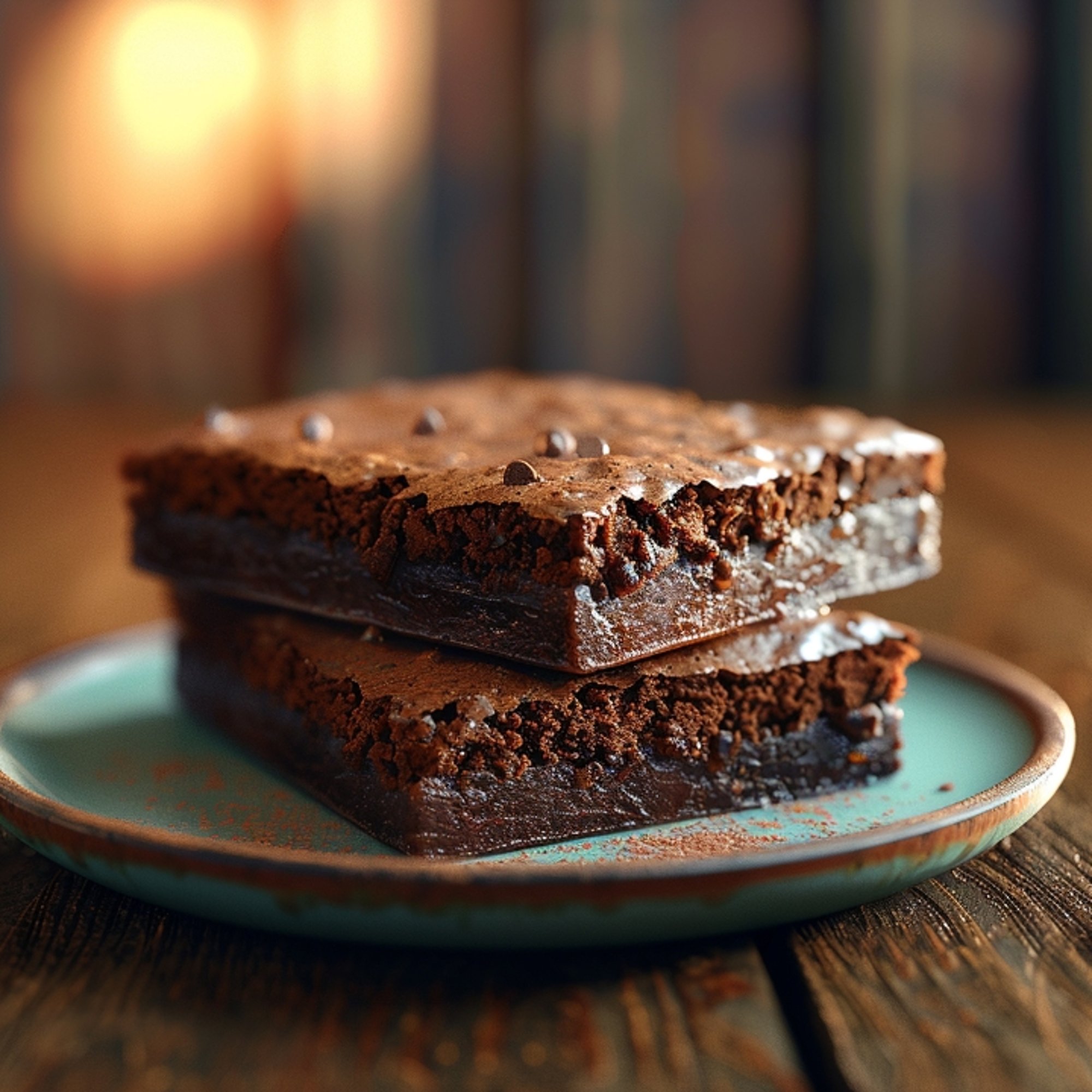 Vegan fudge brownie