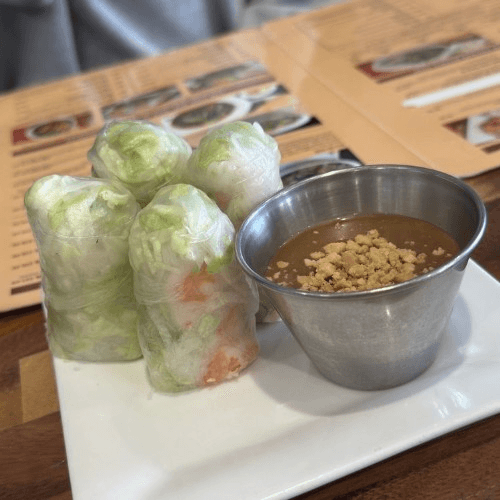 A9. Grilled pork summer rolls (2 pcs)