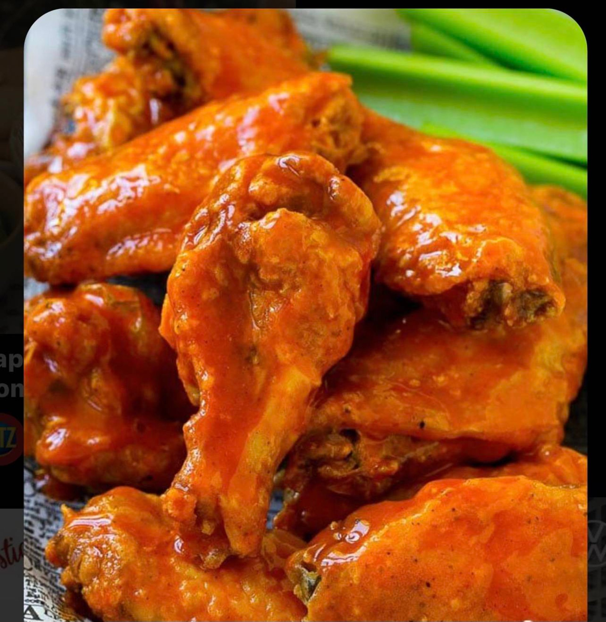 The Mother In Law Hell Fire Wings 🔥 🔥 🔥 🔥 🔥 🔥 ! Order At Your Own Risk.