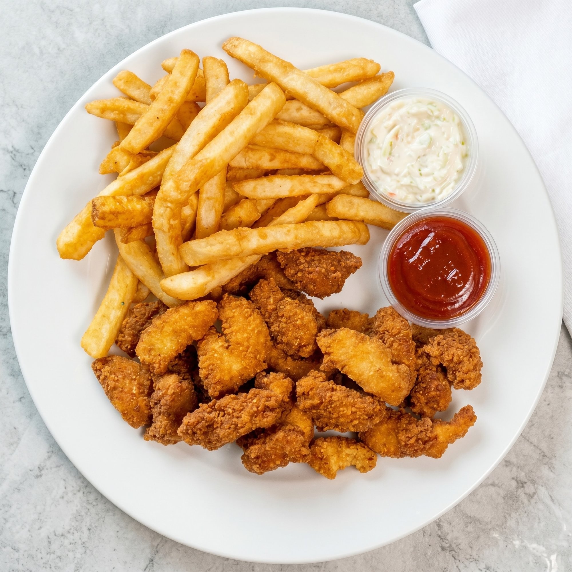 Shrimp in Basket Platter