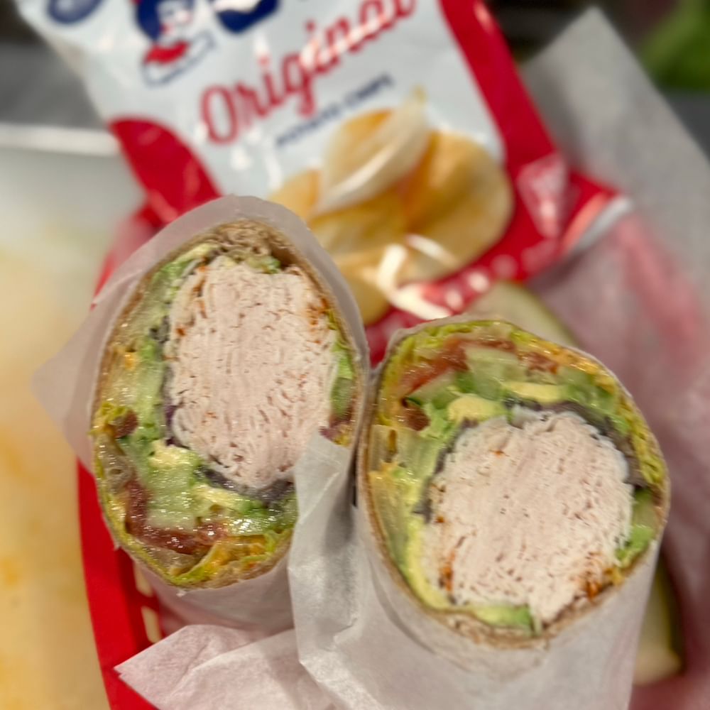 Turkey Hummus Wrap