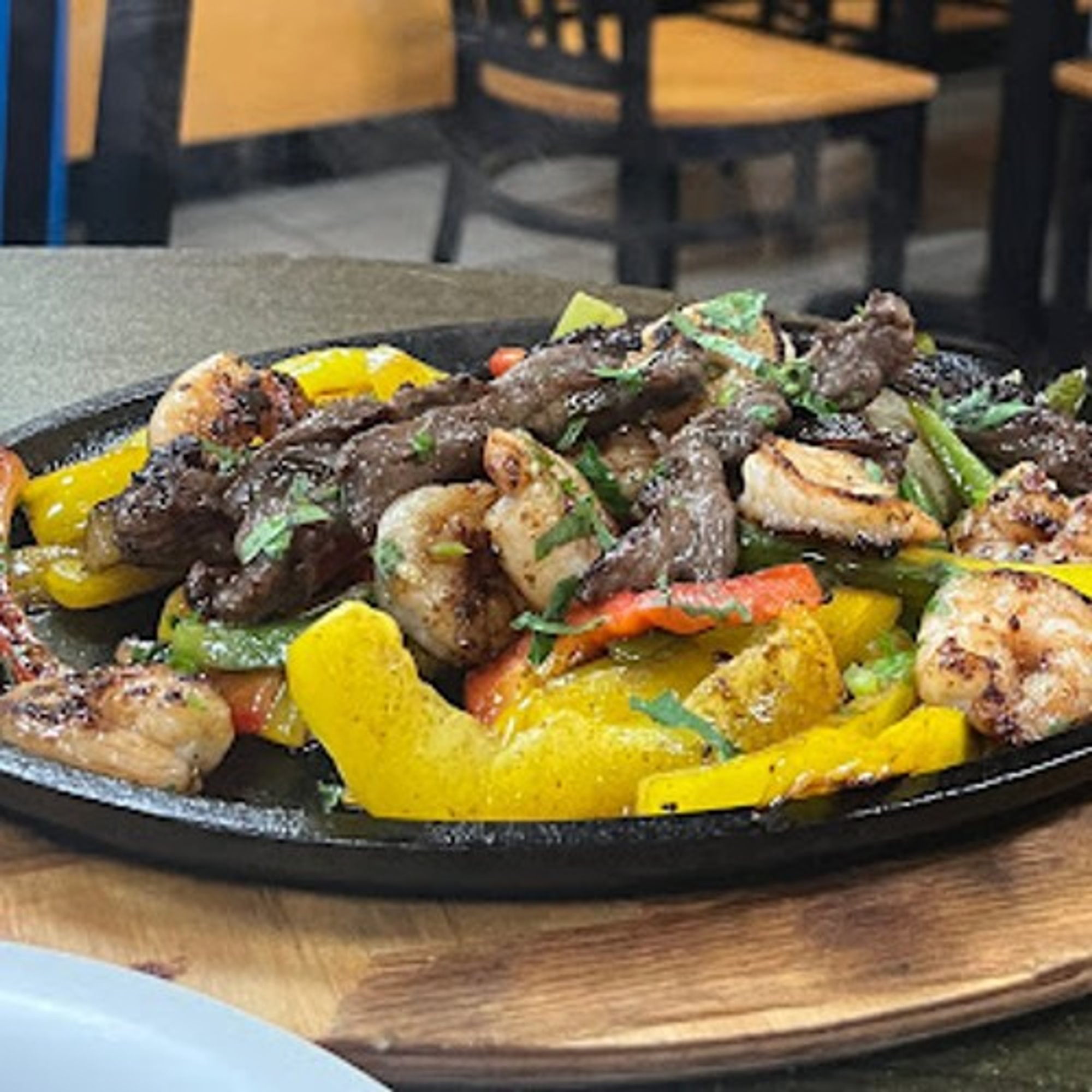 Steak and Shrimp Fajita