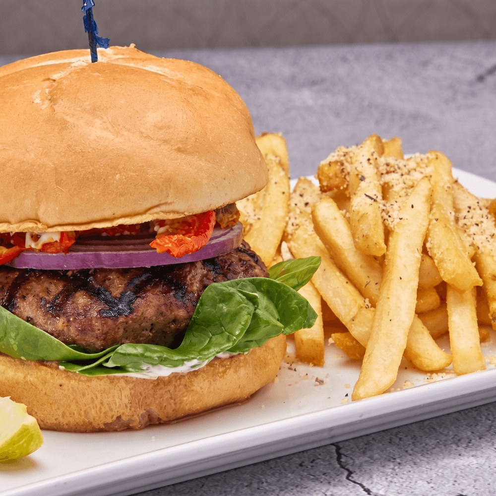 Greek Lamb Burger