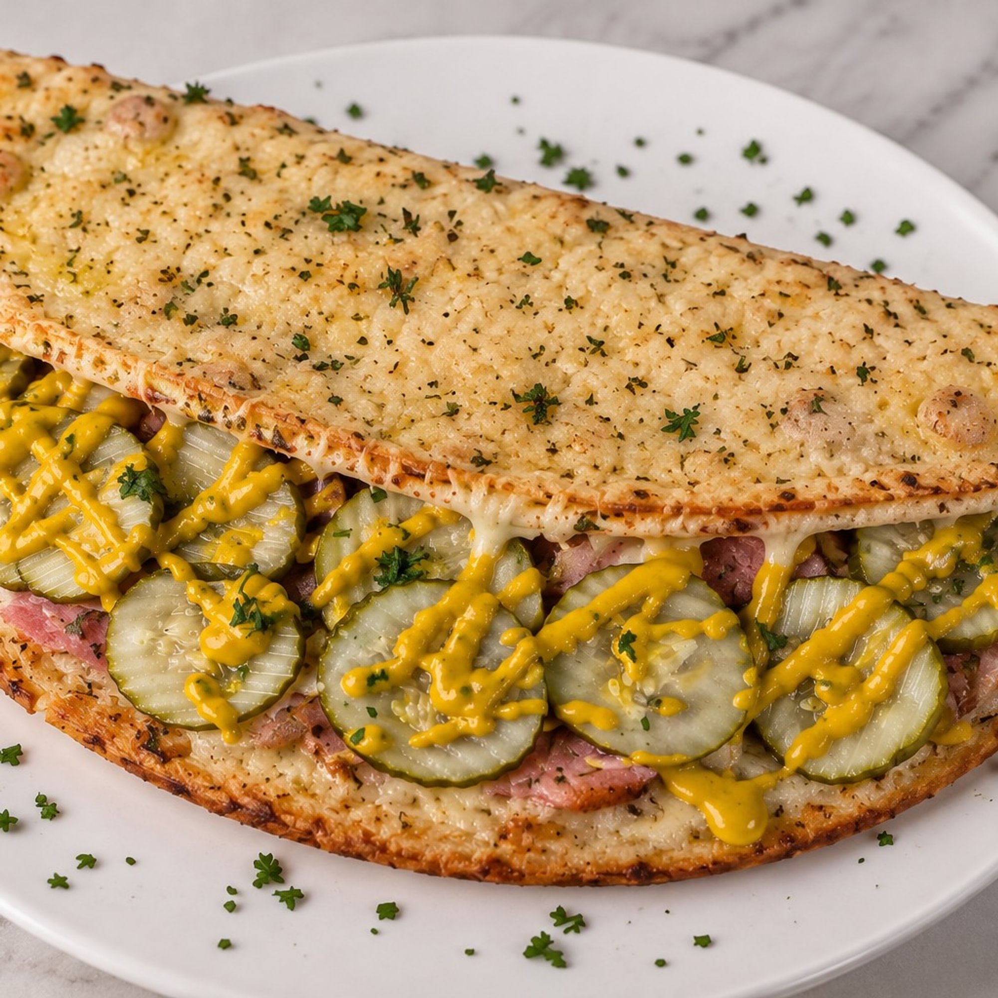Folded Cubano Sandwich