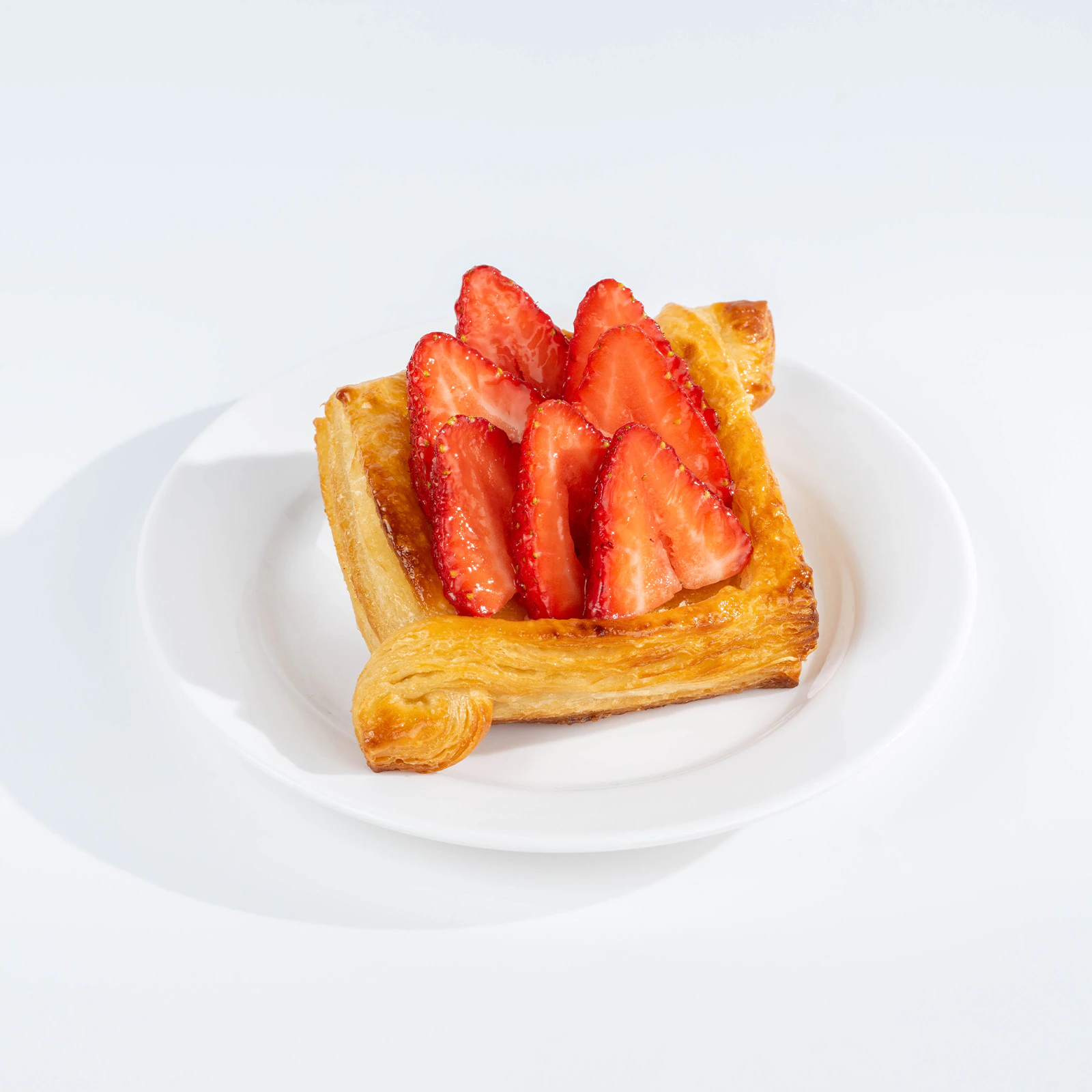 Cheesecake Danish with Strawberries