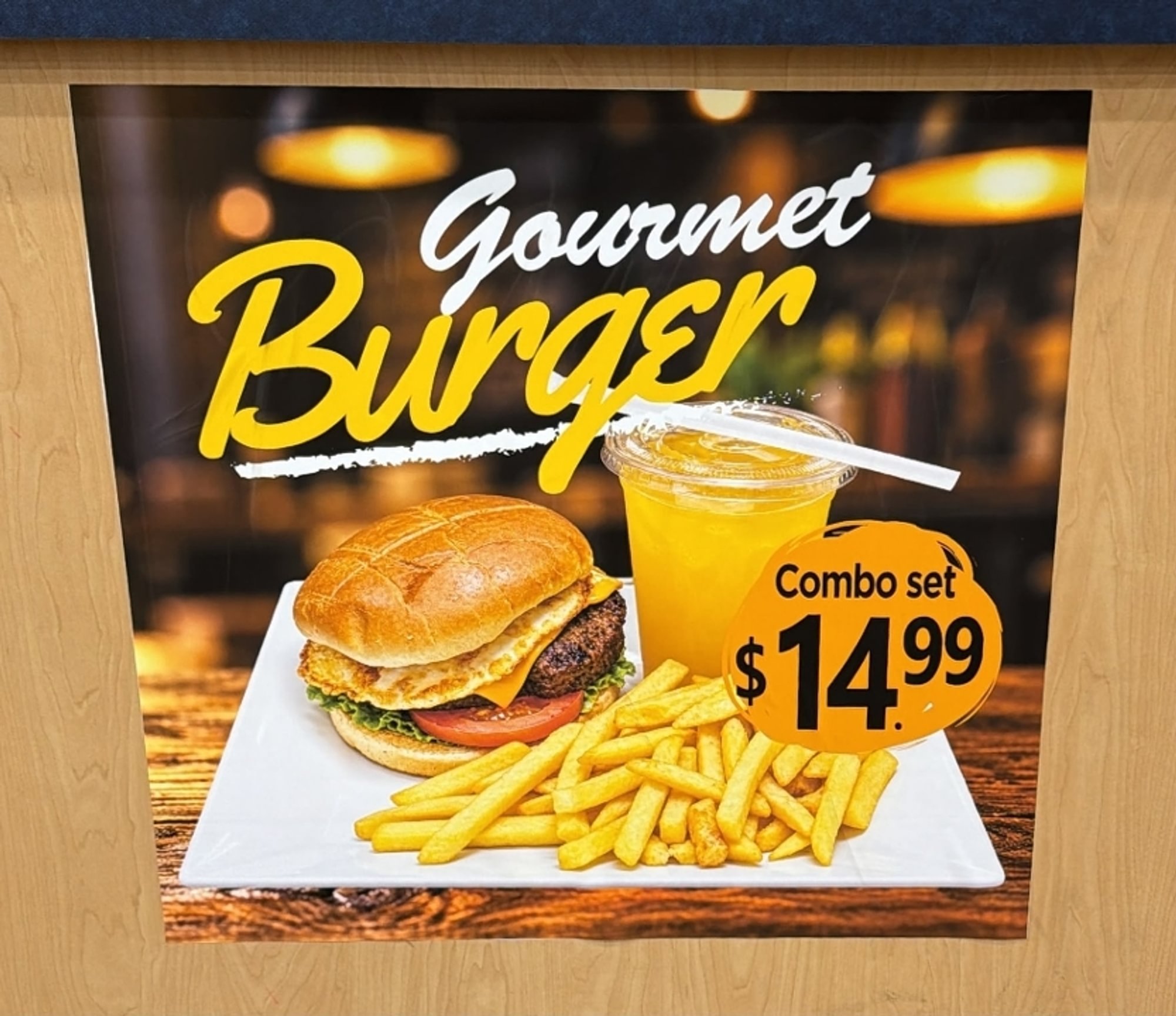 Gourmet Burger Combo