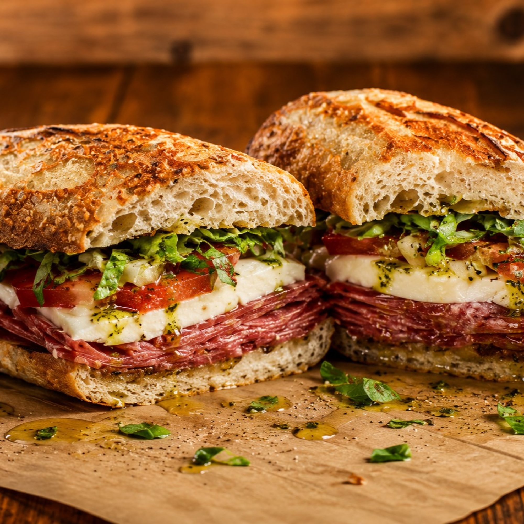 Caprese Salami or Vegetarian