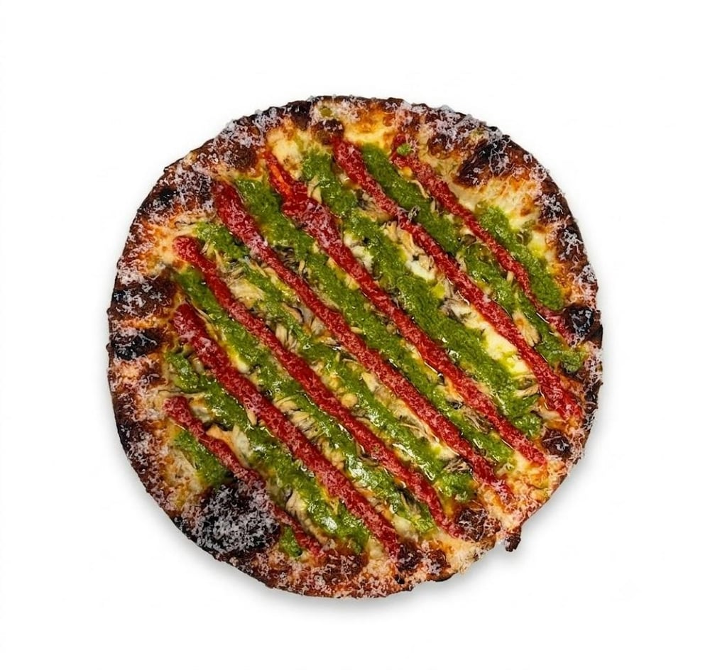 Hatch Chile Fungi Pizza (NY Style)