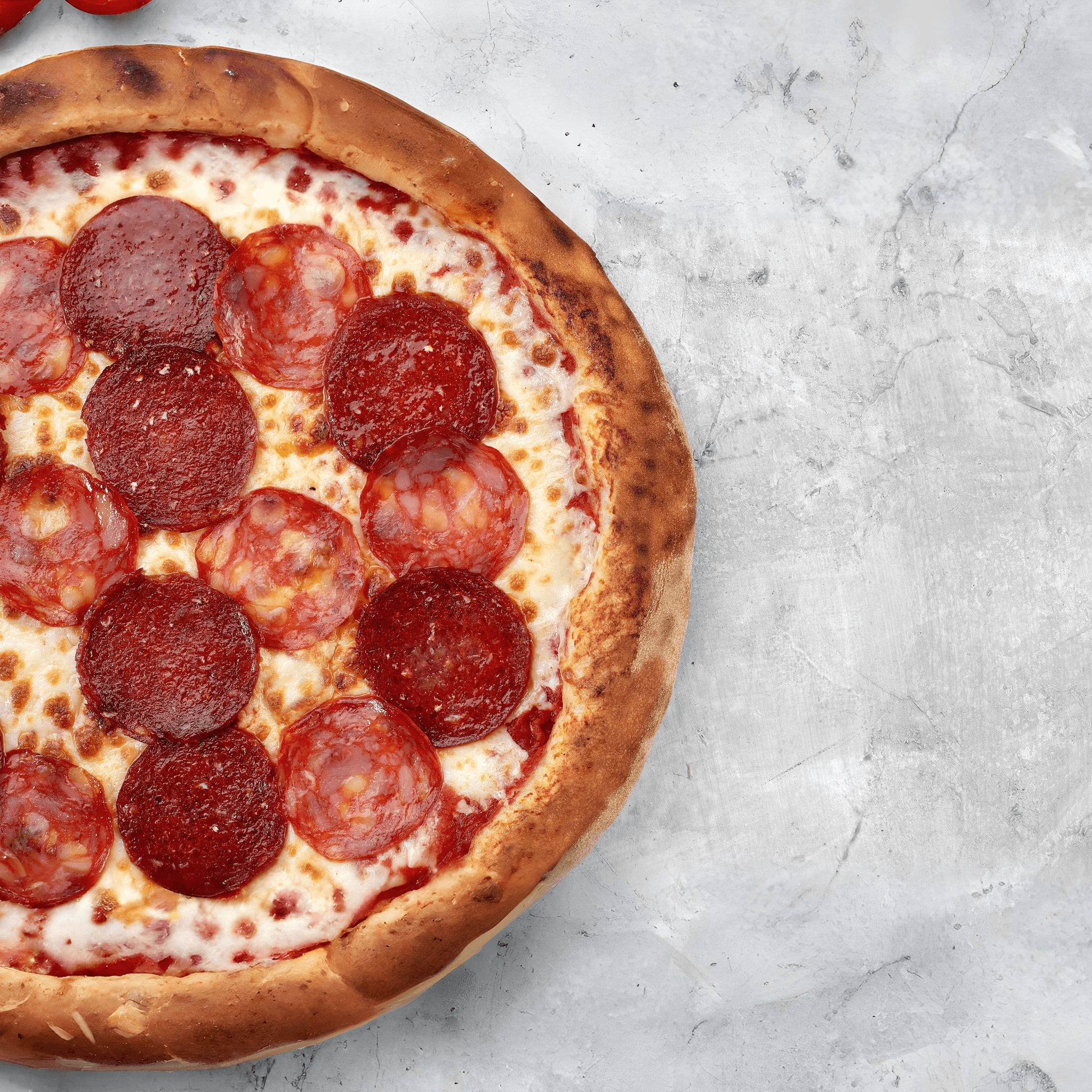 Genoa Salami Pizza Pie