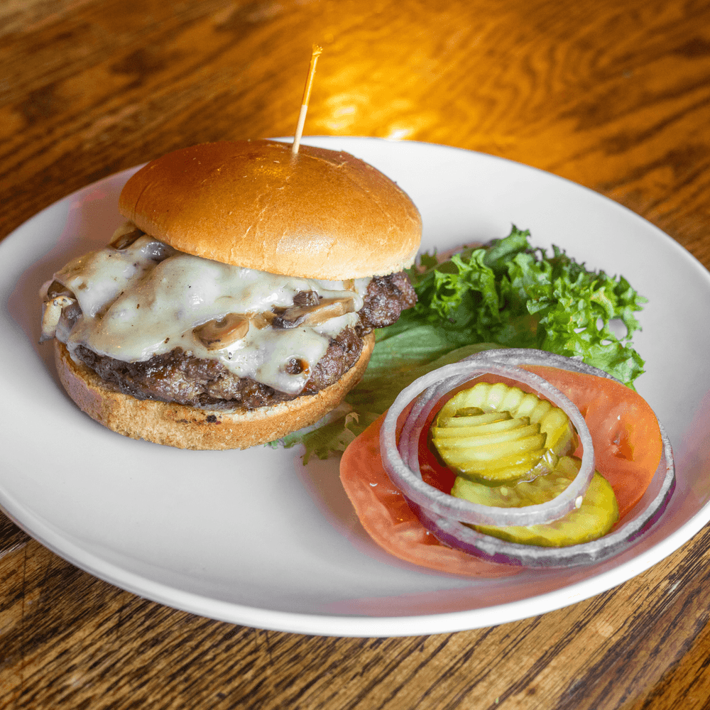 Mushroom & Swiss Burger