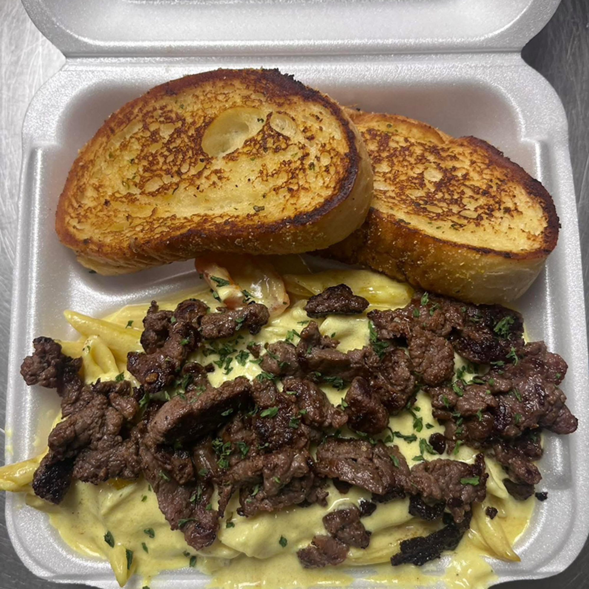 Steak Rasta Pasta