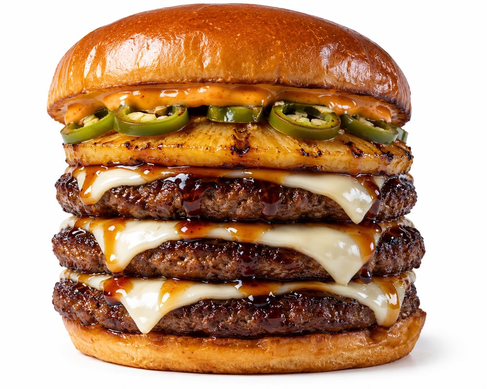 Spicy Aloha Burger