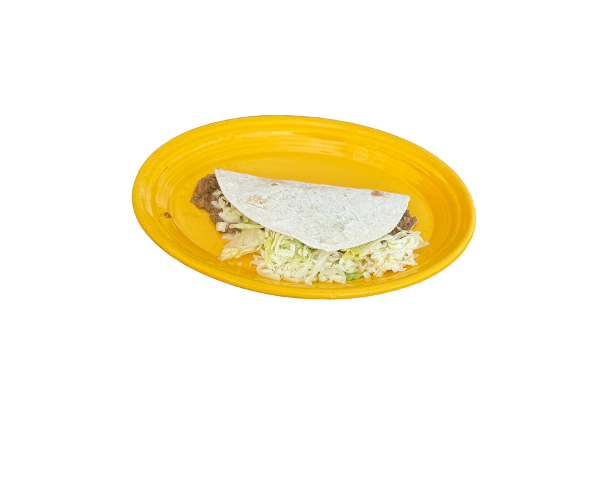 (2) soft tacos