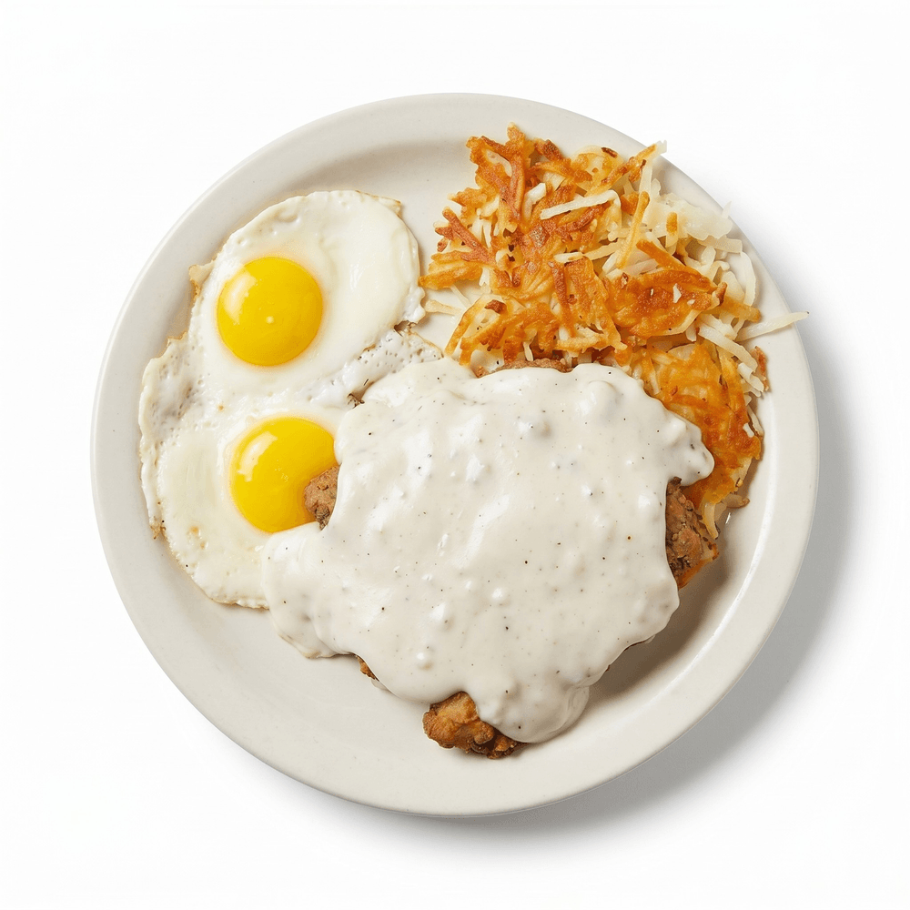 Chicken Fried Steak & Eggs