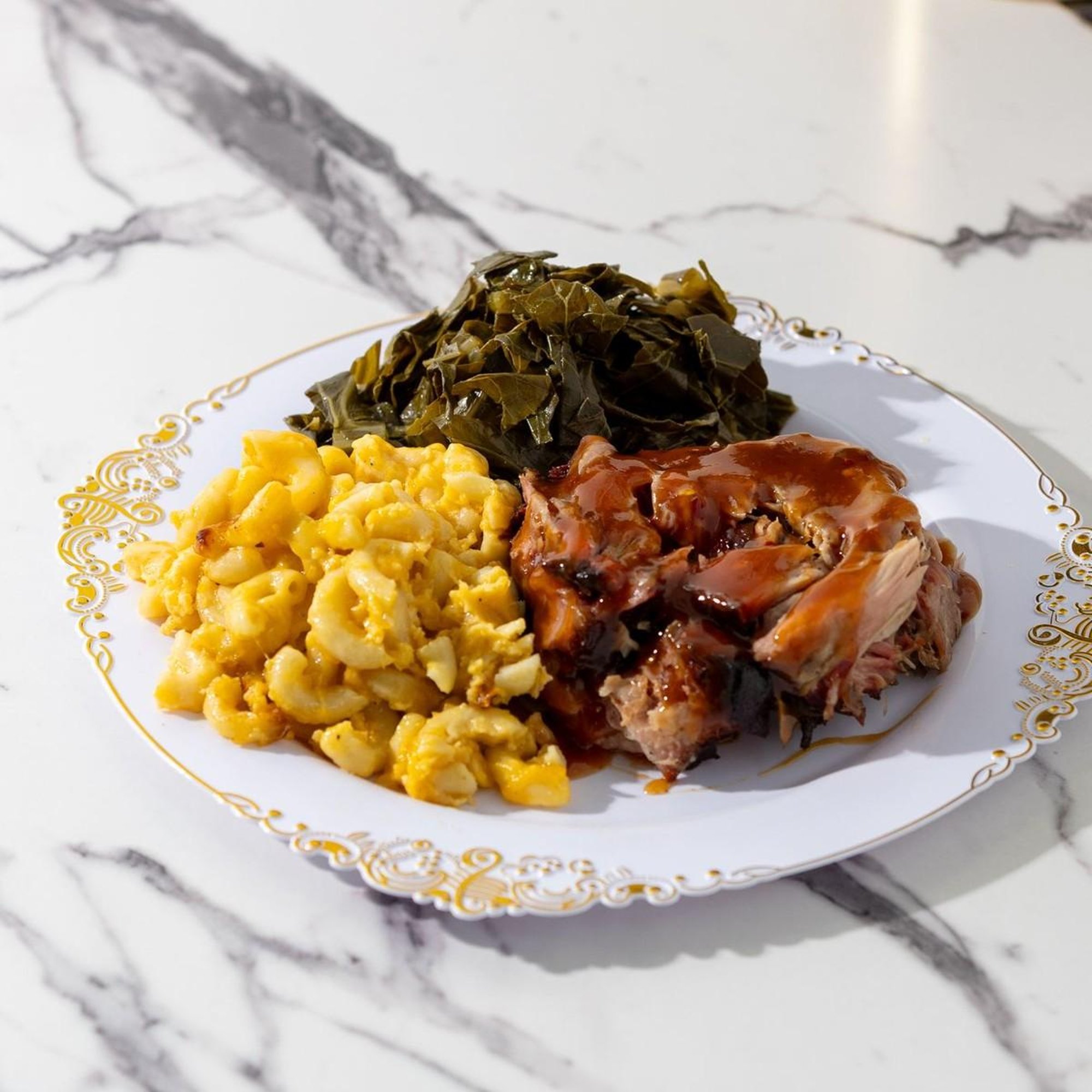 Pulled Pork Platter with Two Sides