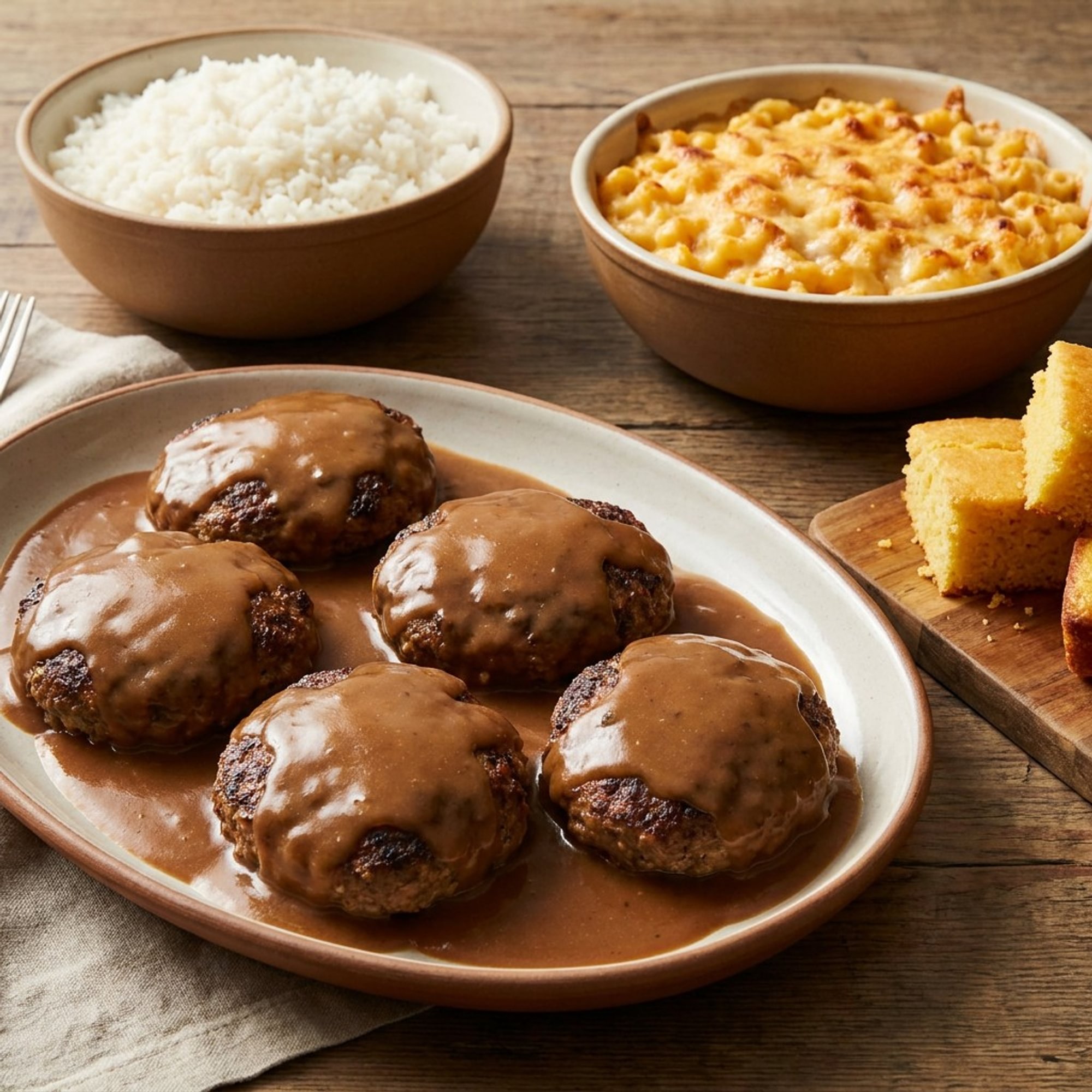 Hamburger Steak Family Feast