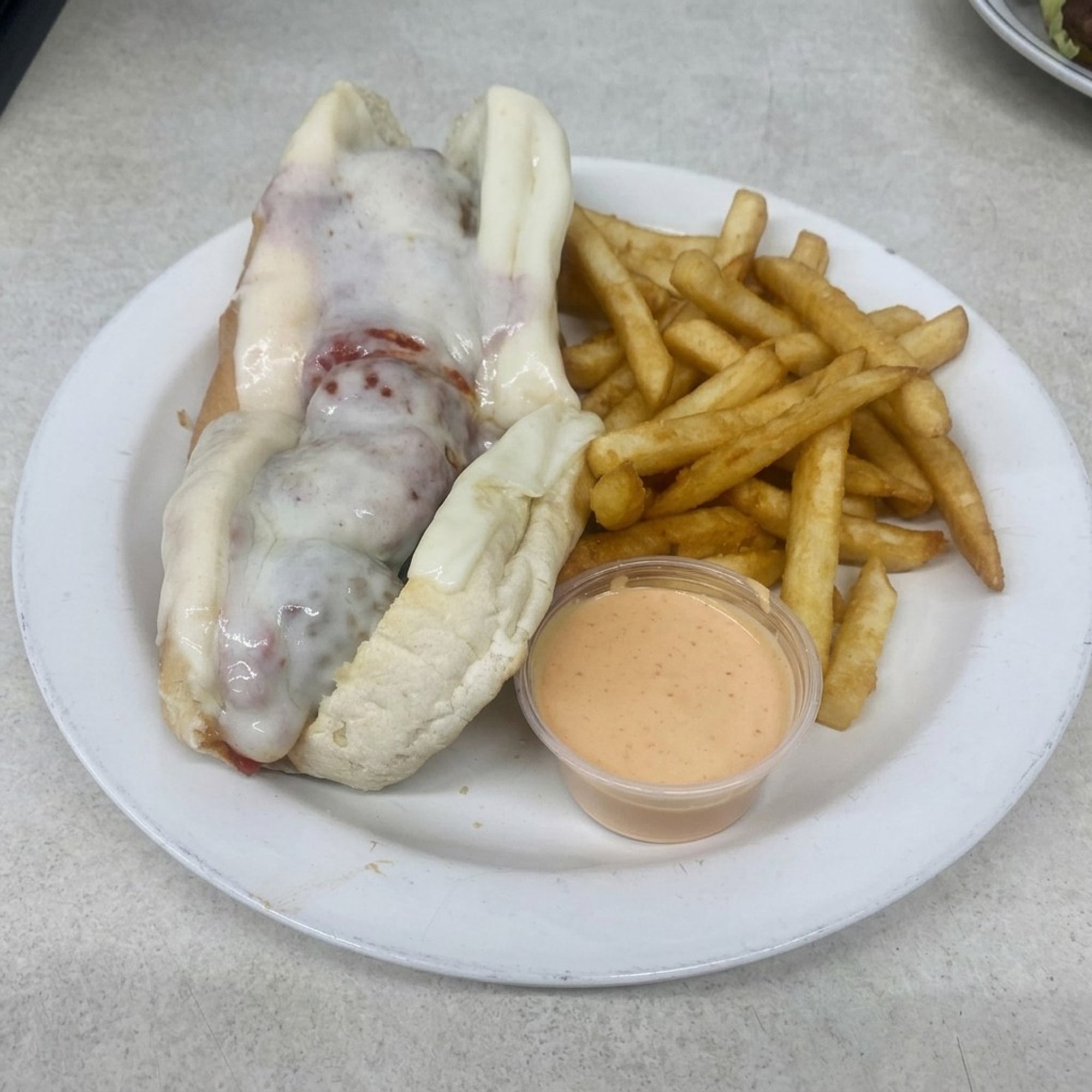 Meatball Parmigiana Sub