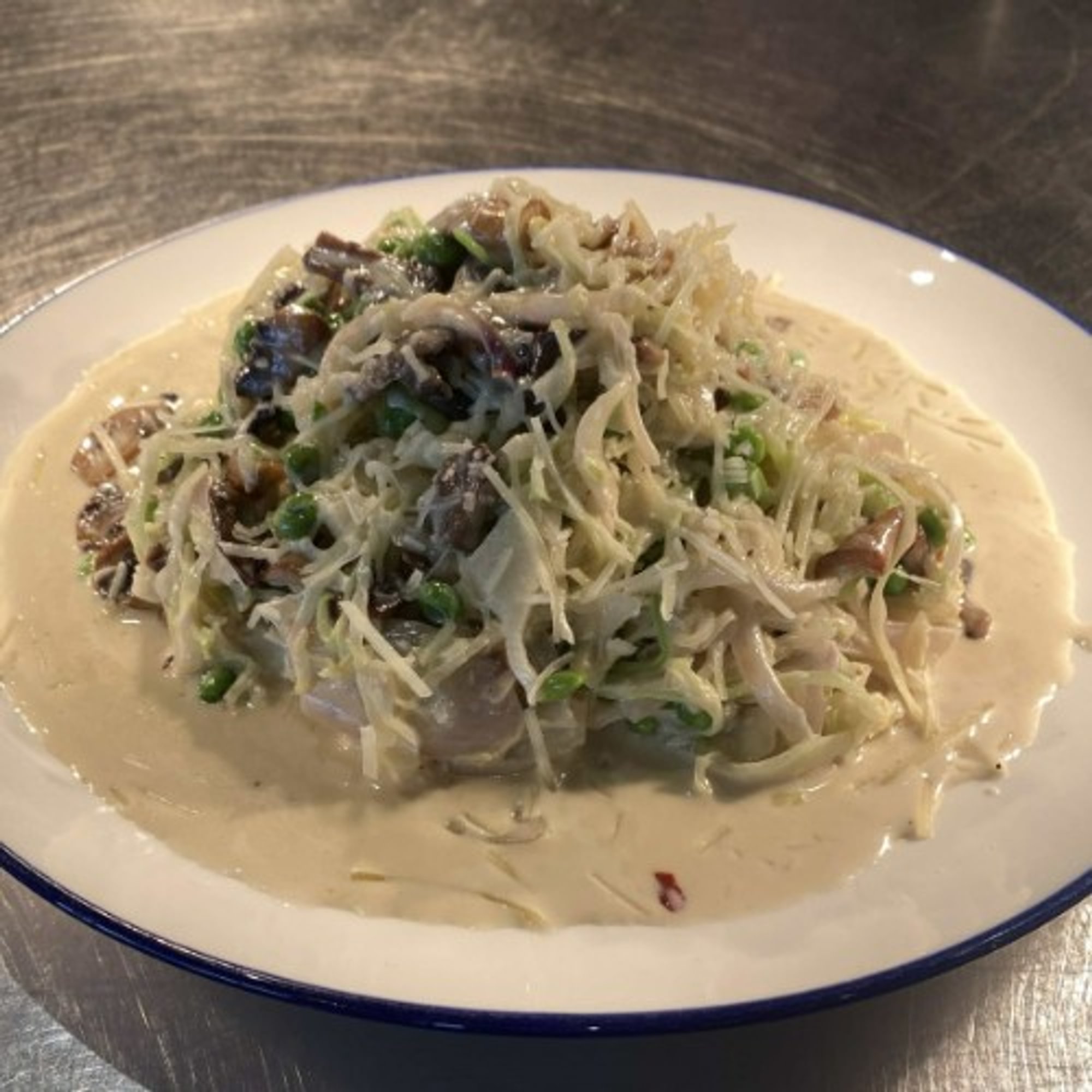 Mushroom Carbonara