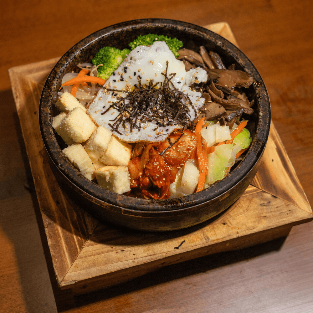 Fried Tofu Bibimbap