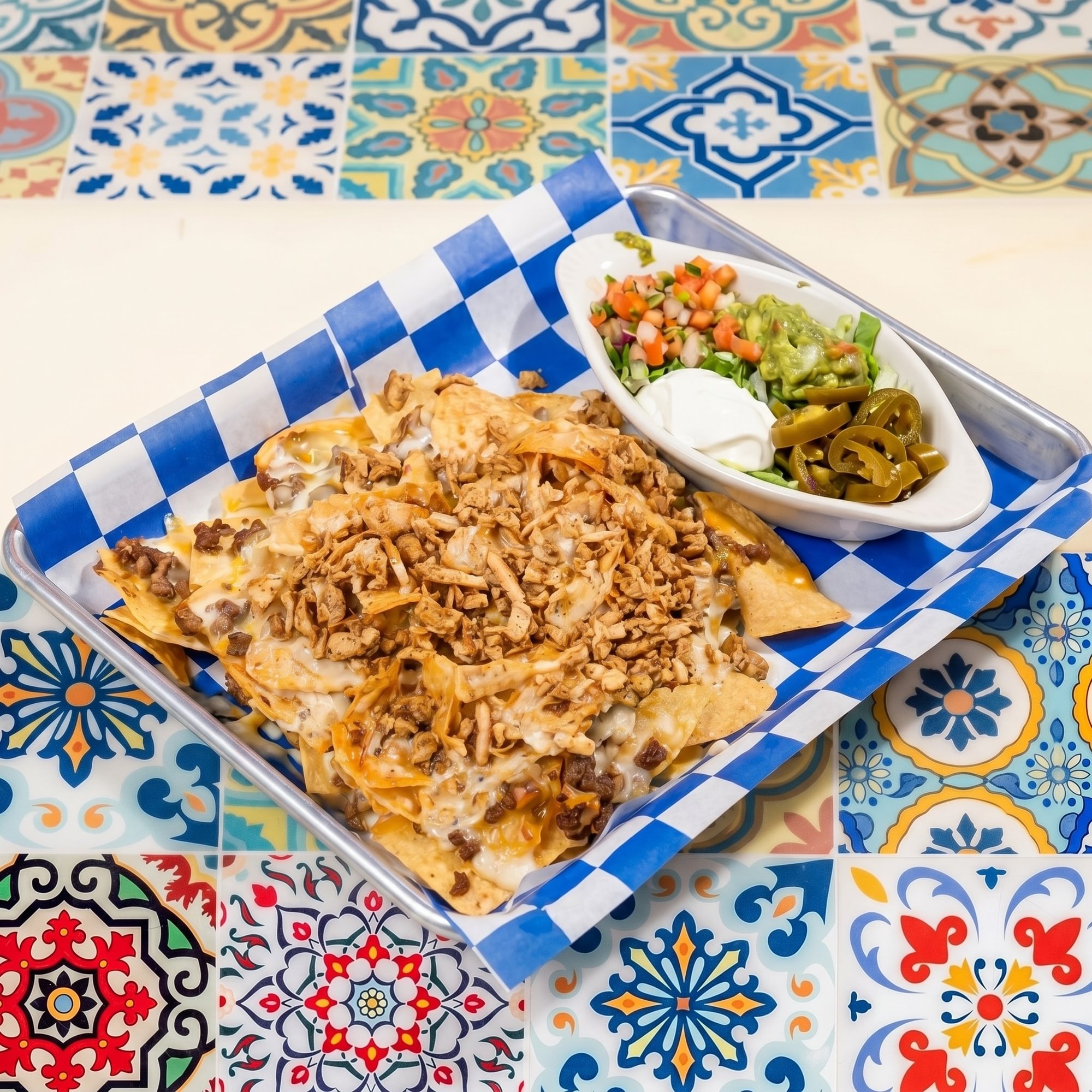 Grilled Chicken Nachos