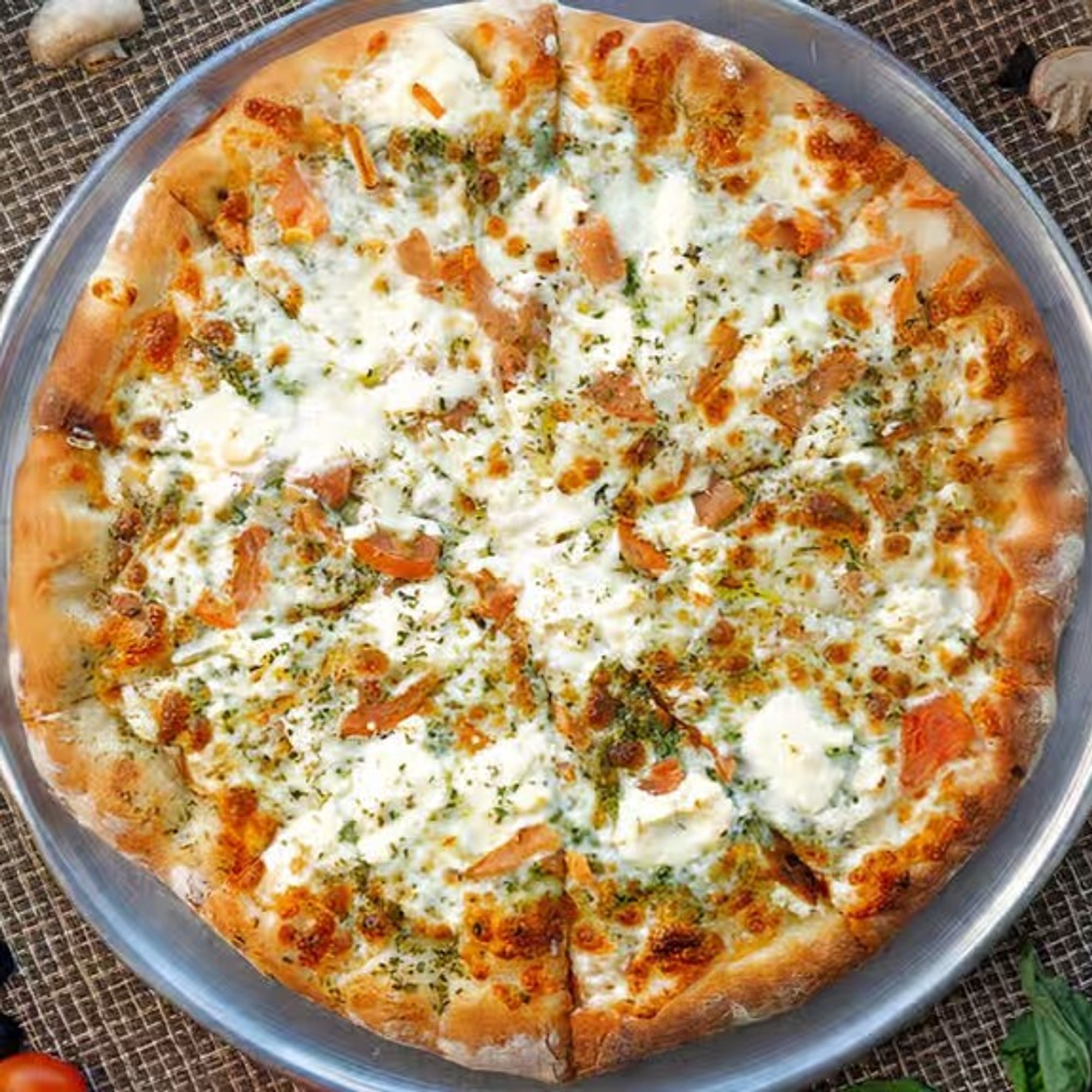 Pesto pizza