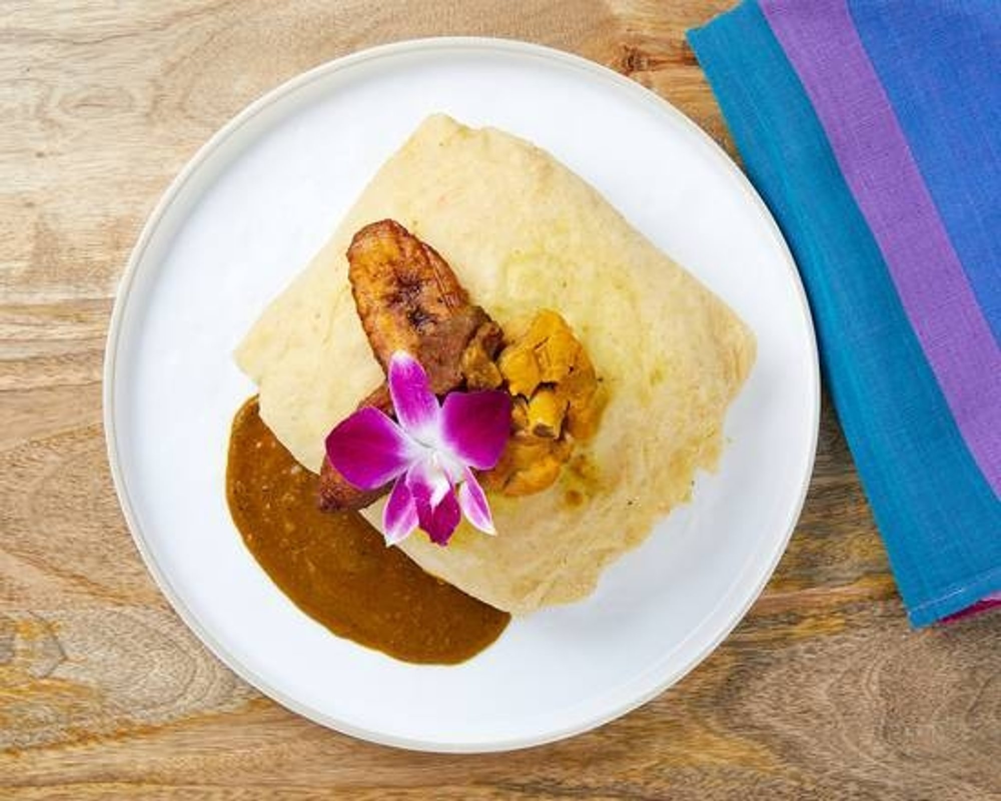 Roti with Chicken & Goat