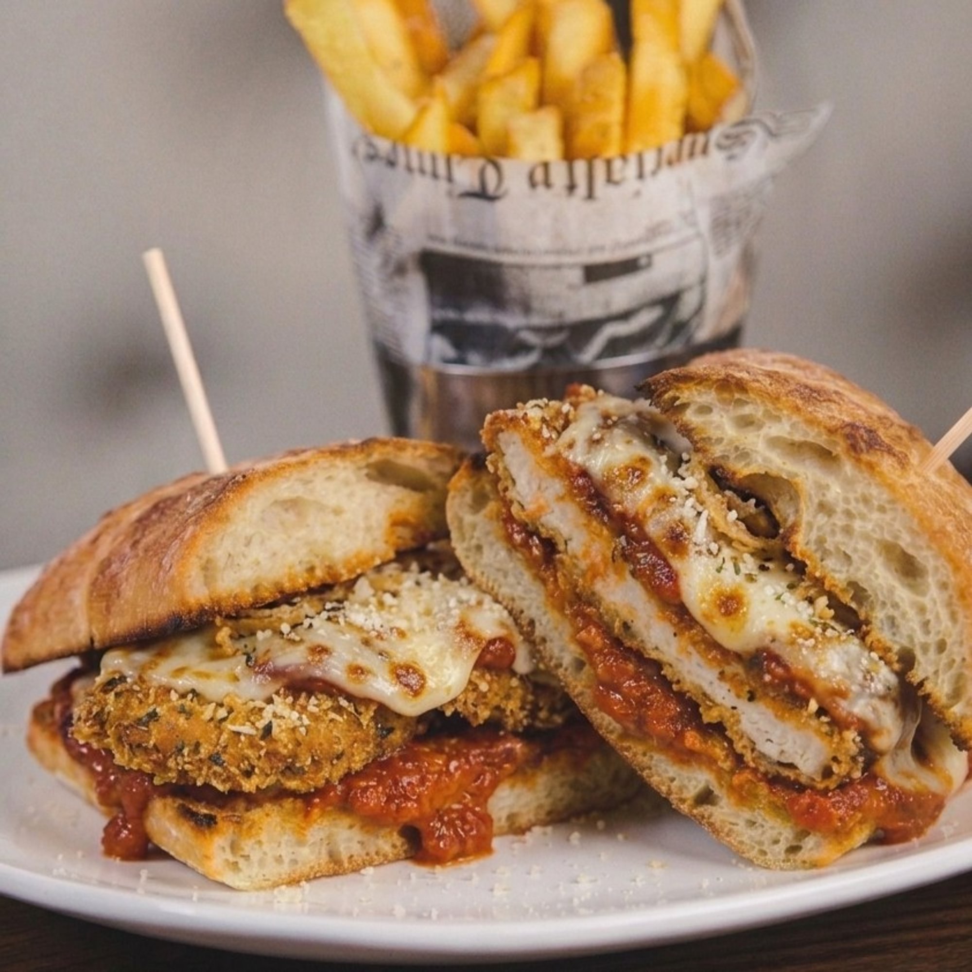 Chicken Parm Sub.